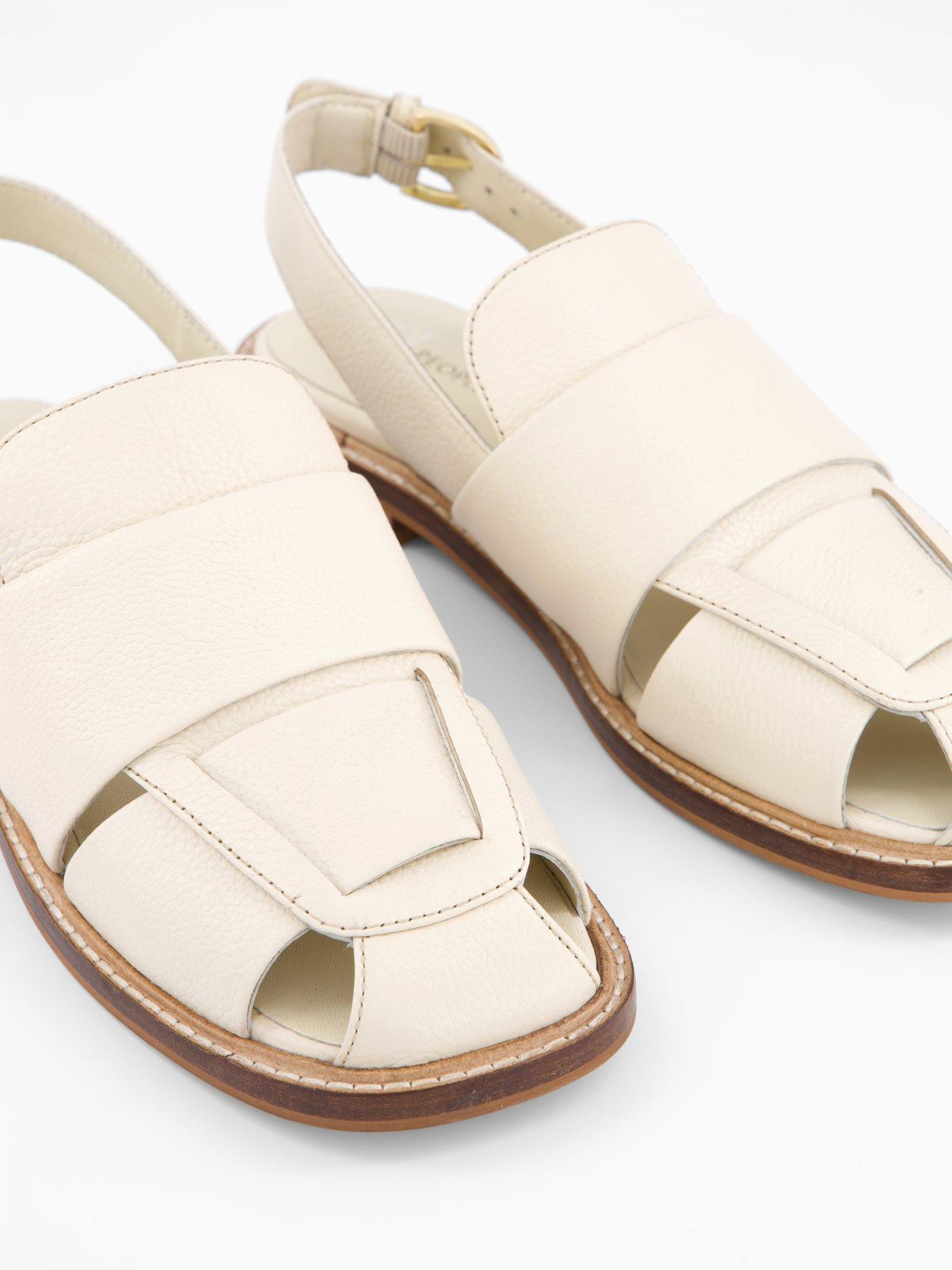 Image 5 of 7 of FREE PEOPLE Libby Fisher Flat - Cream