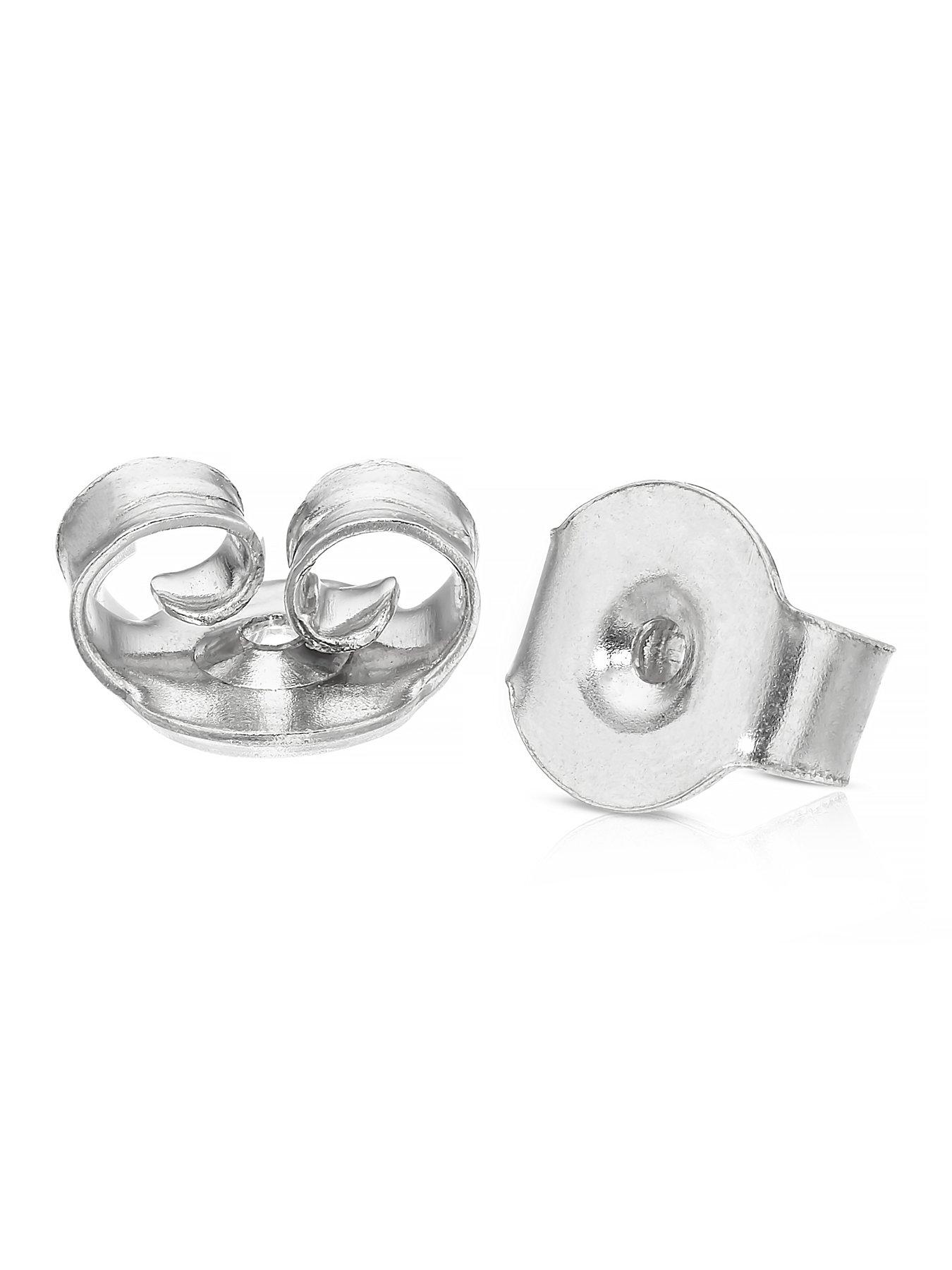  image of h-samuel-sterling-silver-earrings-cubic-zirconia-paveacute-open-heart-stud-earrings
