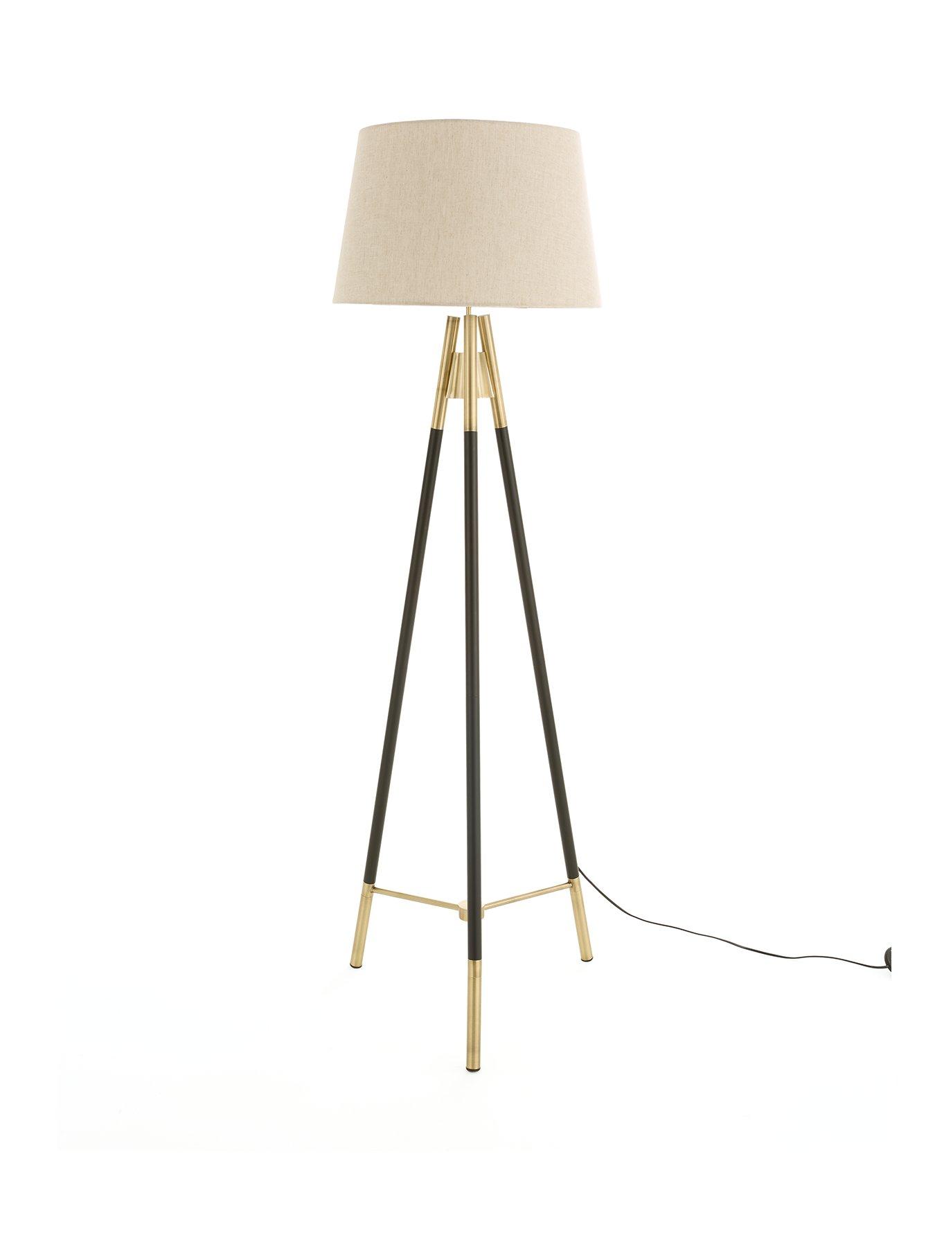 Image 2 of 4 of Very Home Two Tone Tripod Floor Lamp