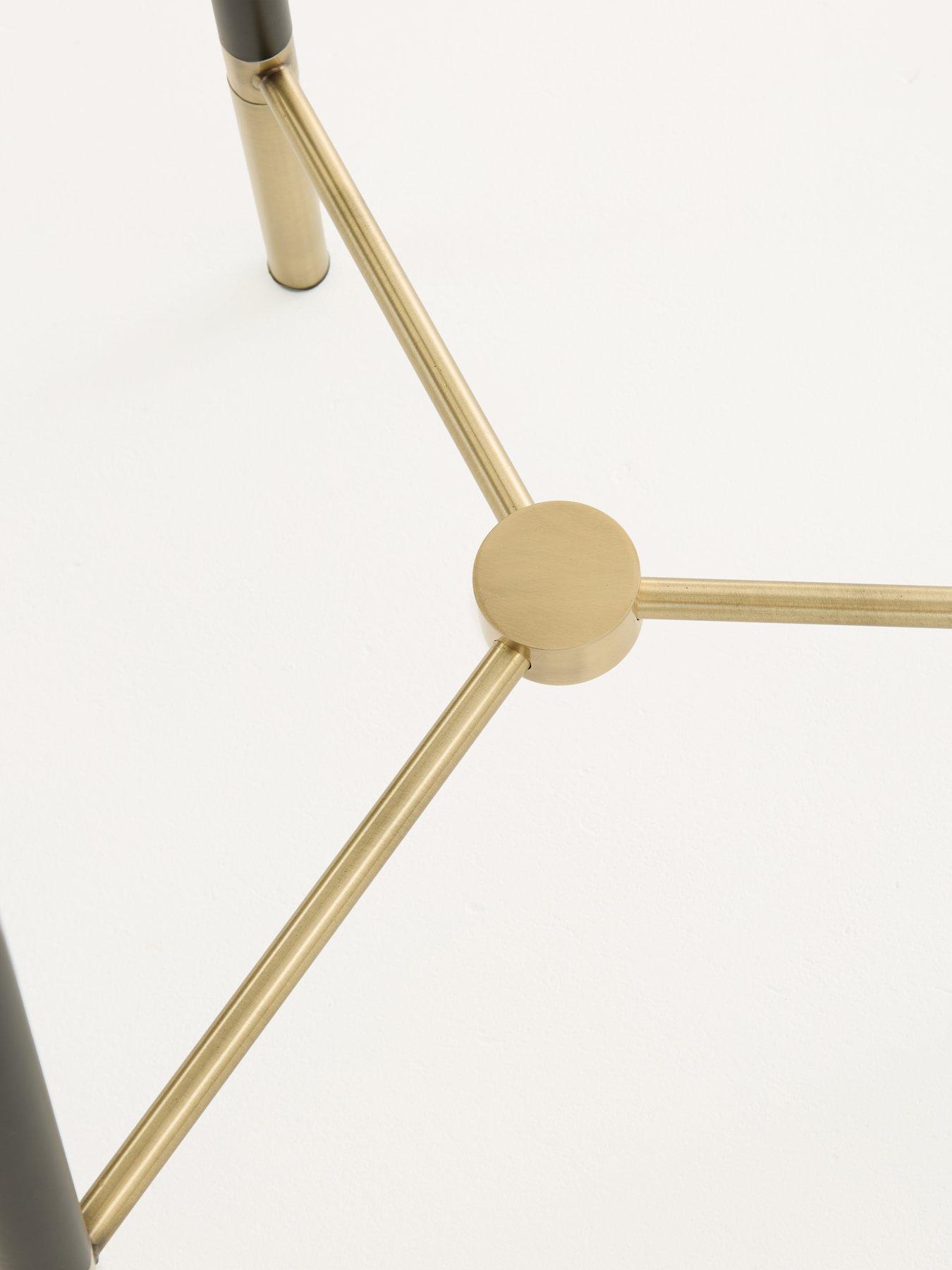 Image 4 of 4 of Very Home Two Tone Tripod Floor Lamp