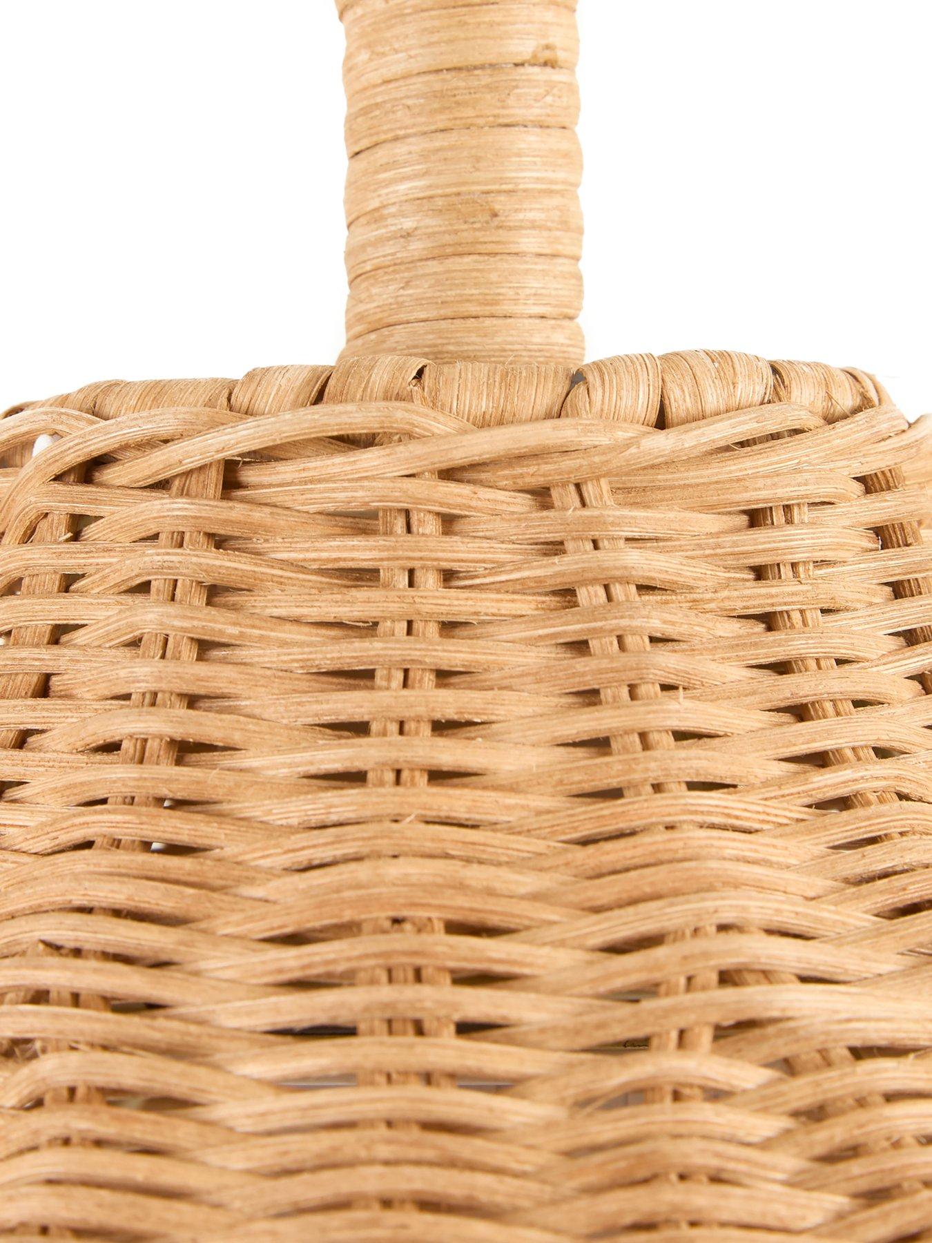 Image 4 of 6 of Michelle Keegan Home MK Arched Rattan Floor Lamp