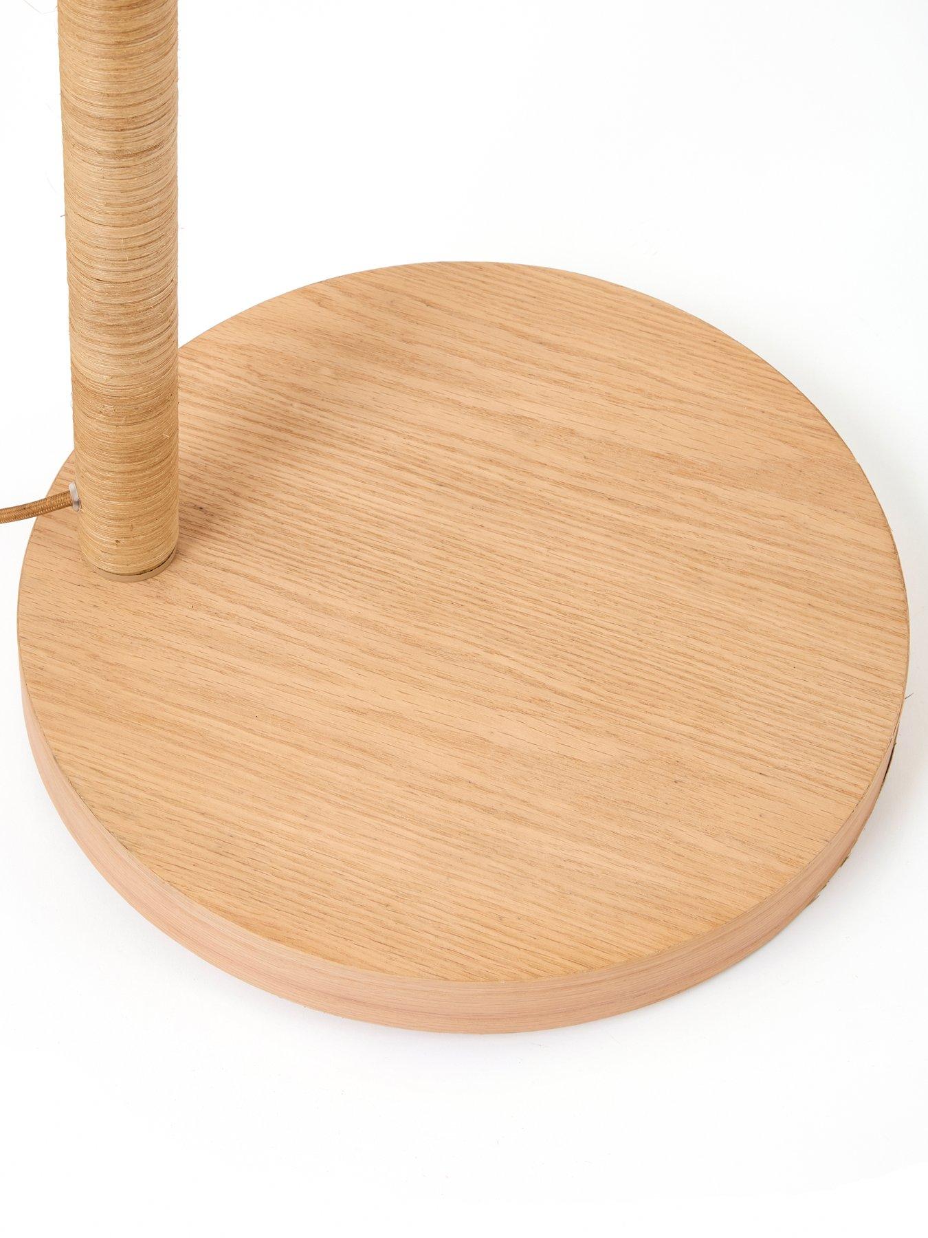 Image 6 of 6 of Michelle Keegan Home MK Arched Rattan Floor Lamp