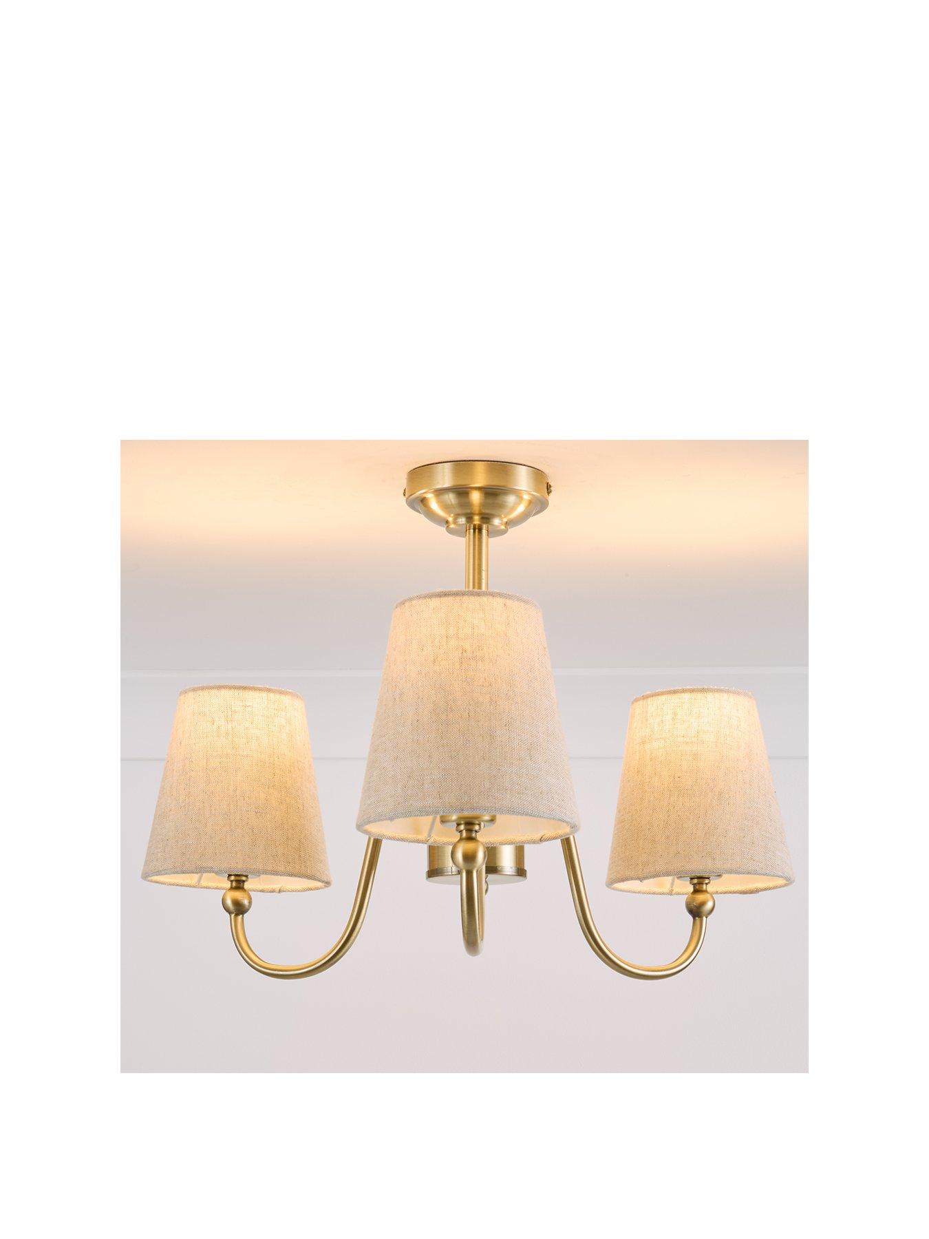 Image 2 of 4 of Very Home Heritage 3 Light Semi-Flush