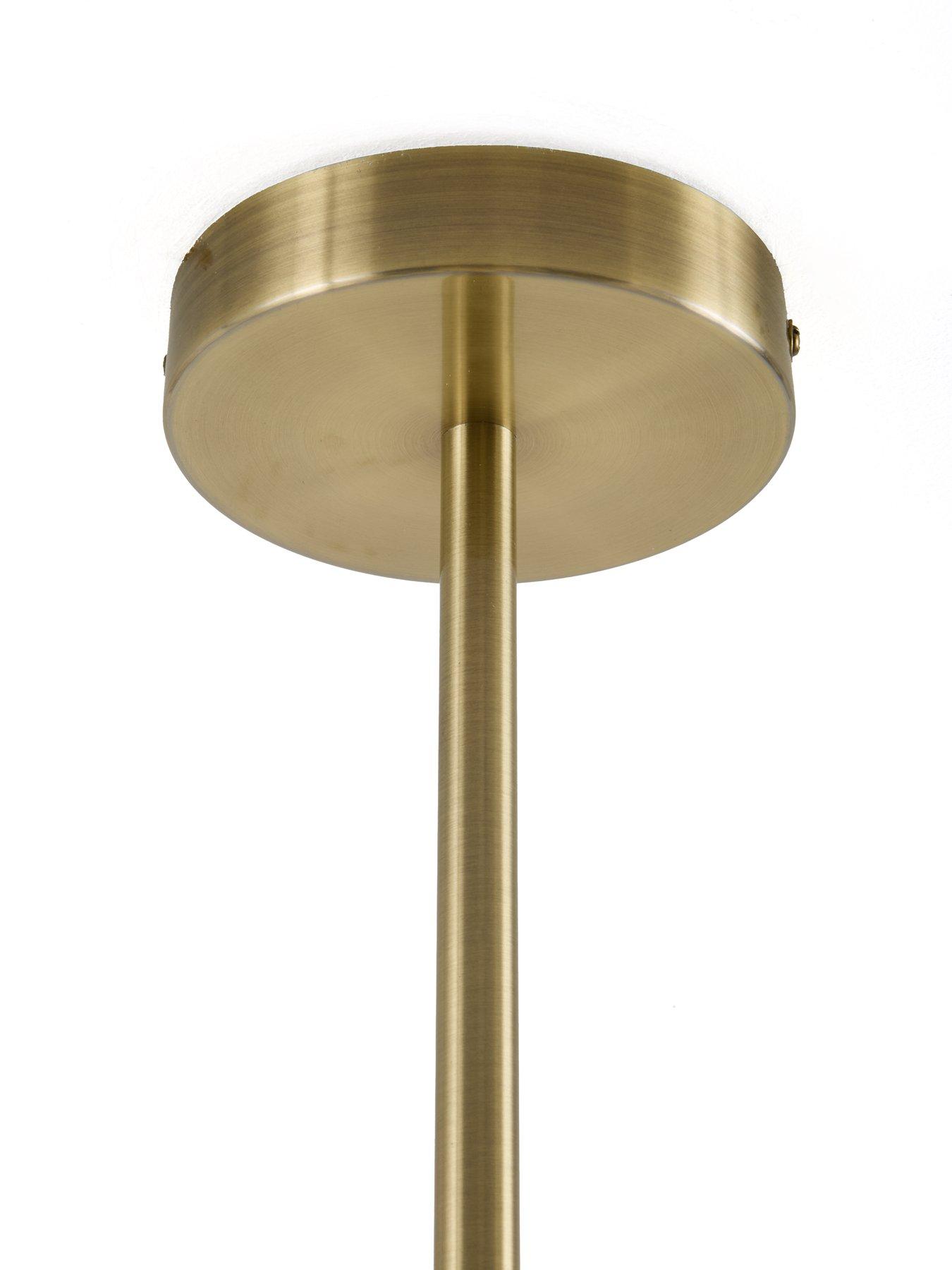 Image 5 of 5 of Very Home 3 Light Pendant with Smoked Tapered Shades