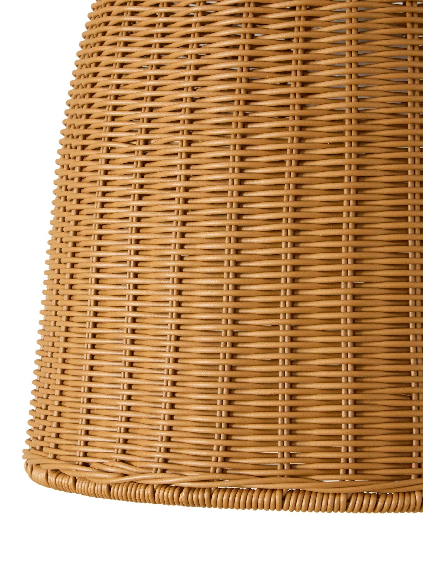 Image 4 of 6 of Michelle Keegan Home Mk Rattan Easy Fit Shade With Poly Material  40Cm