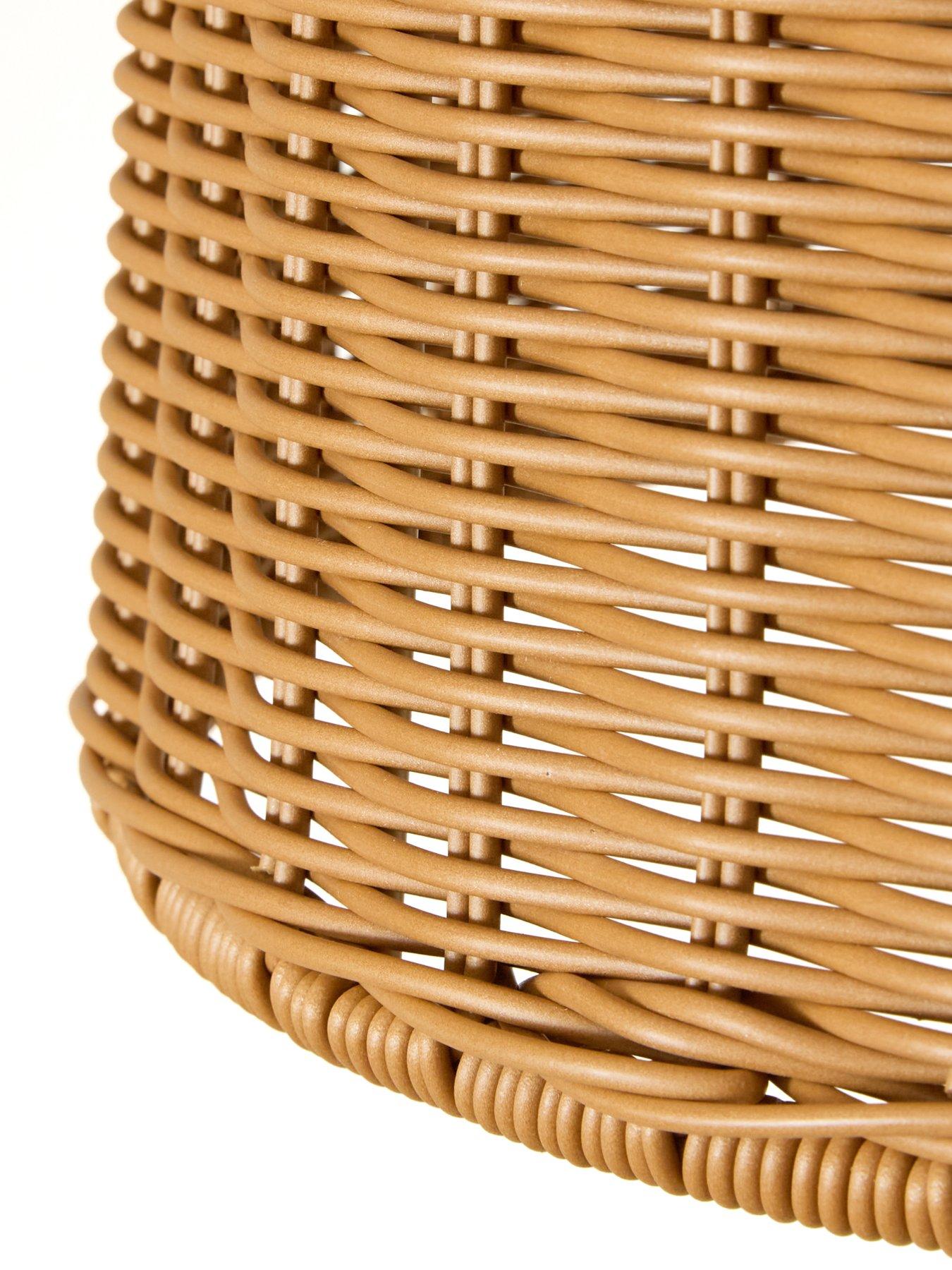 Image 5 of 6 of Michelle Keegan Home Mk Rattan Easy Fit Shade With Poly Material  40Cm