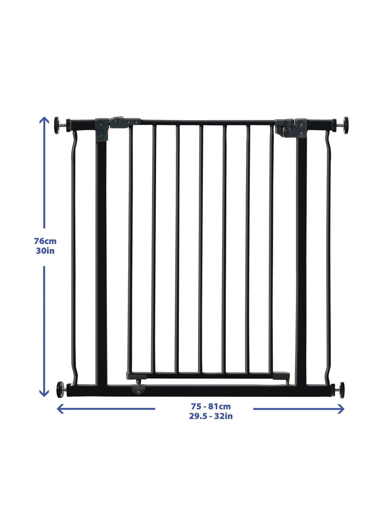  image of dreambaby-liberty-safety-gate-black-76-81cm
