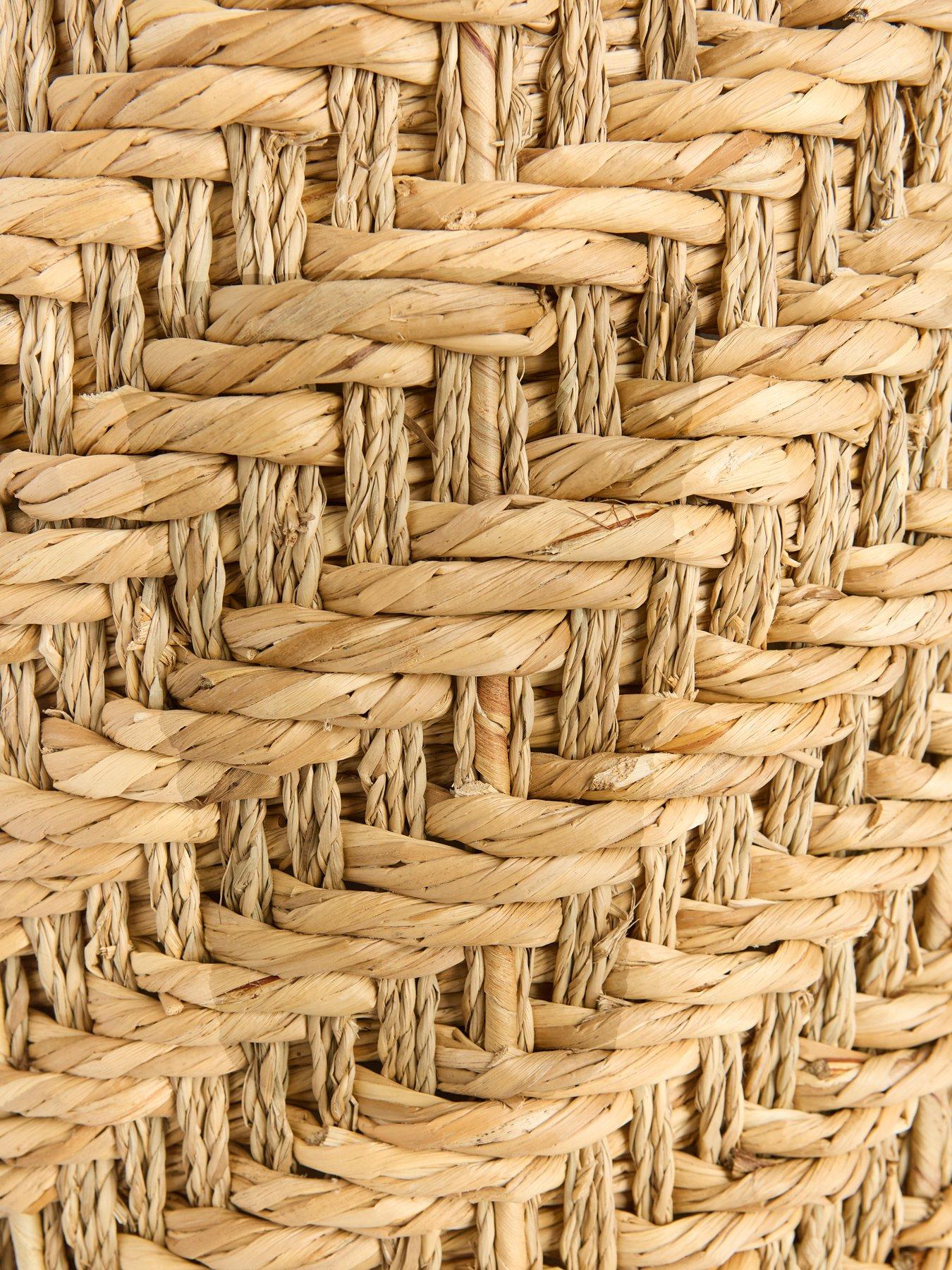 Image 7 of 7 of Very Home Seagrass Laundry Hamper with Lid