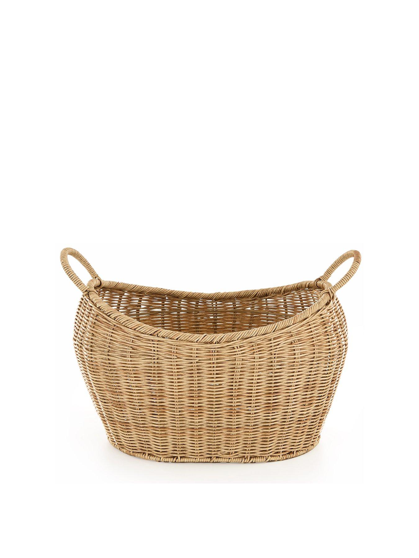 Image 2 of 6 of The Very Collection Concave Basket with Handles 50cm