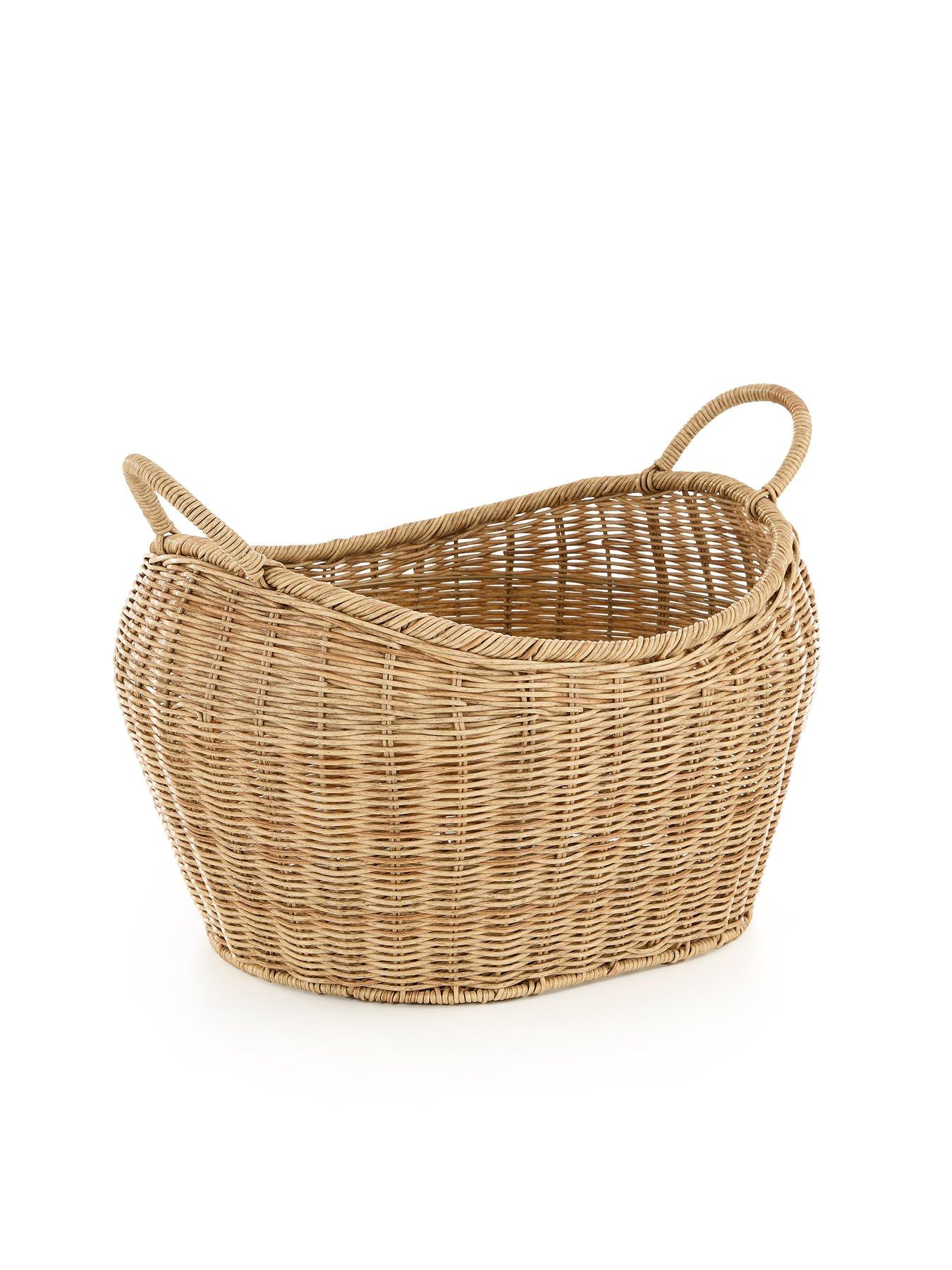 Image 3 of 6 of The Very Collection Concave Basket with Handles 50cm