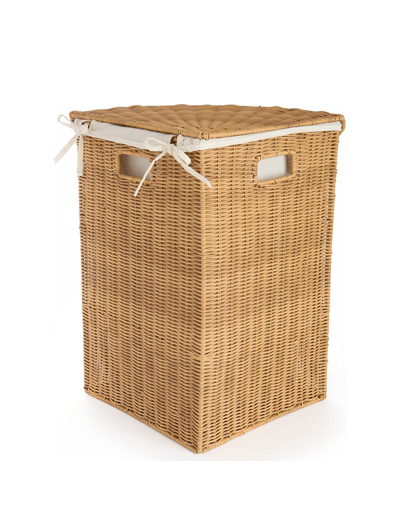  image of the-very-collection-scallop-corner-laundry-basket