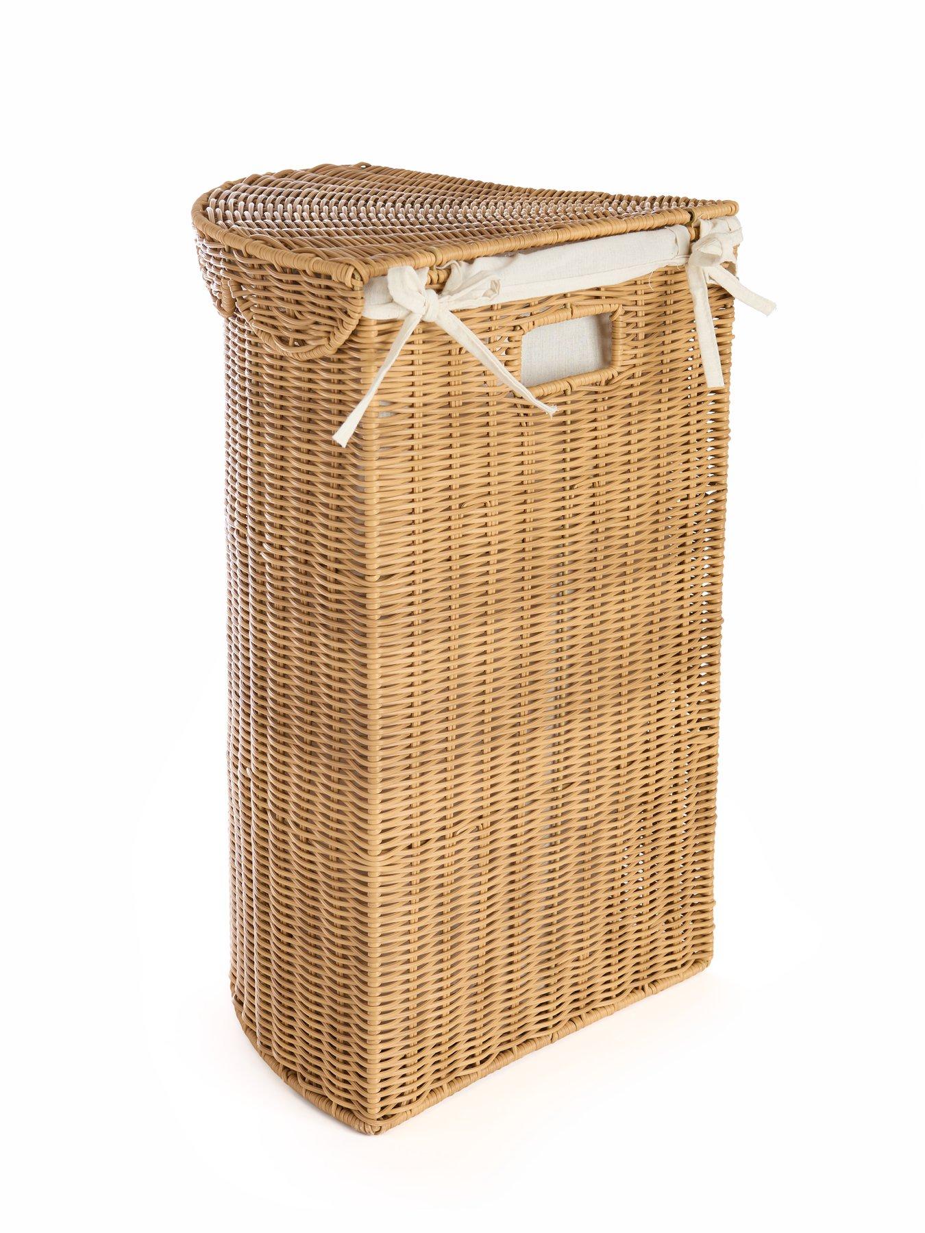  image of the-very-collection-scallop-corner-laundry-basket