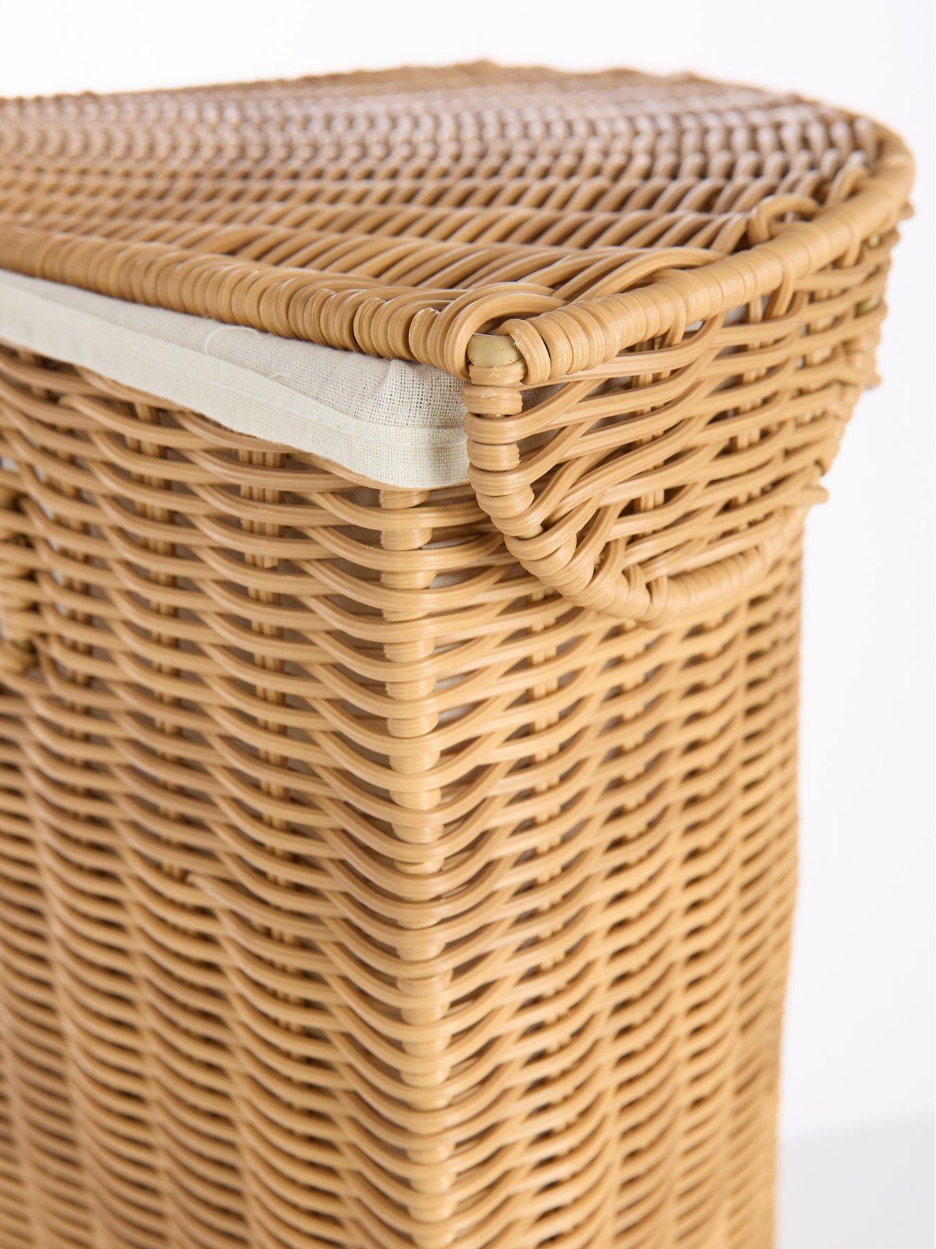  image of the-very-collection-scallop-corner-laundry-basket