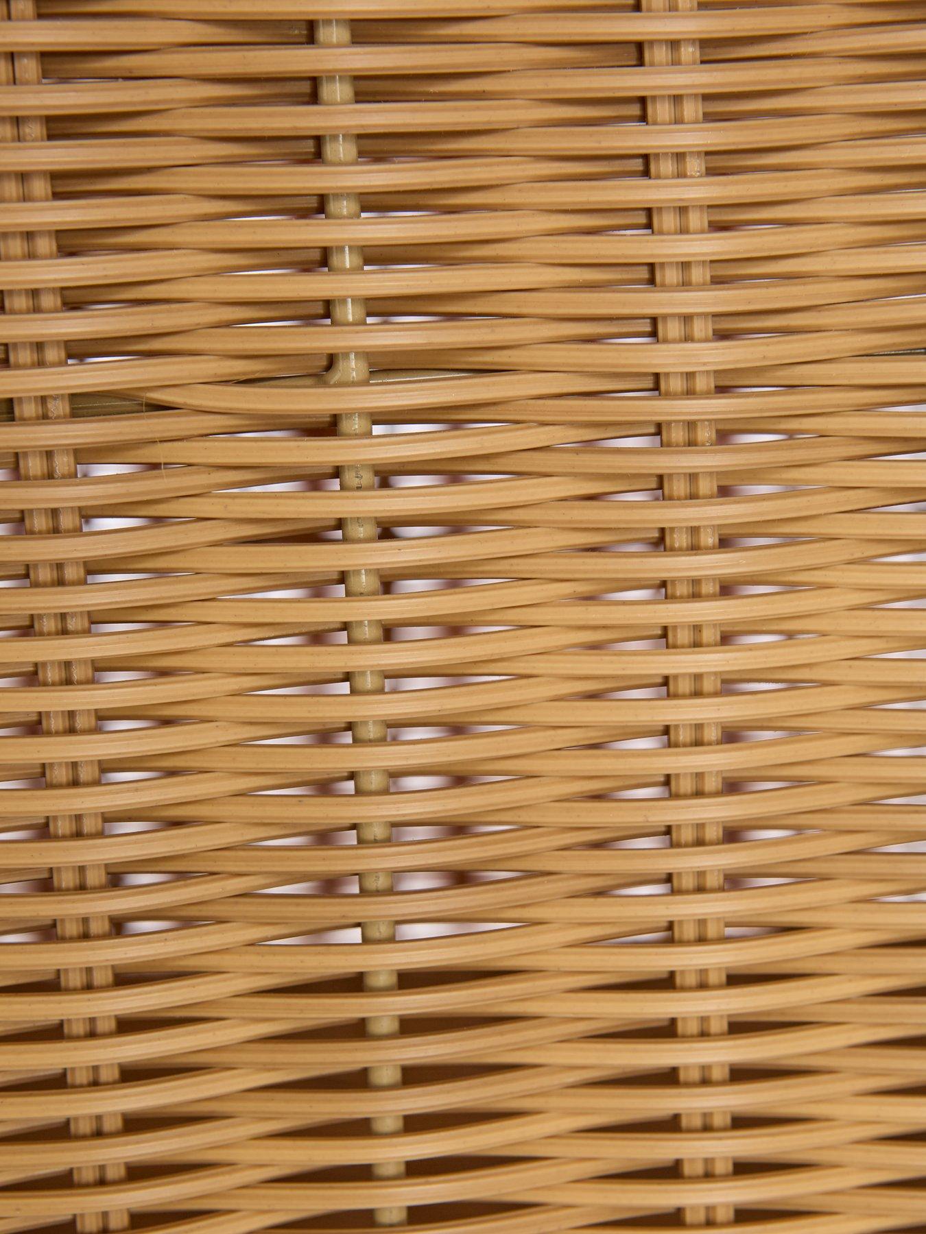 Image 6 of 6 of Very Home Large Scalloped Polyrattan Storage Chest