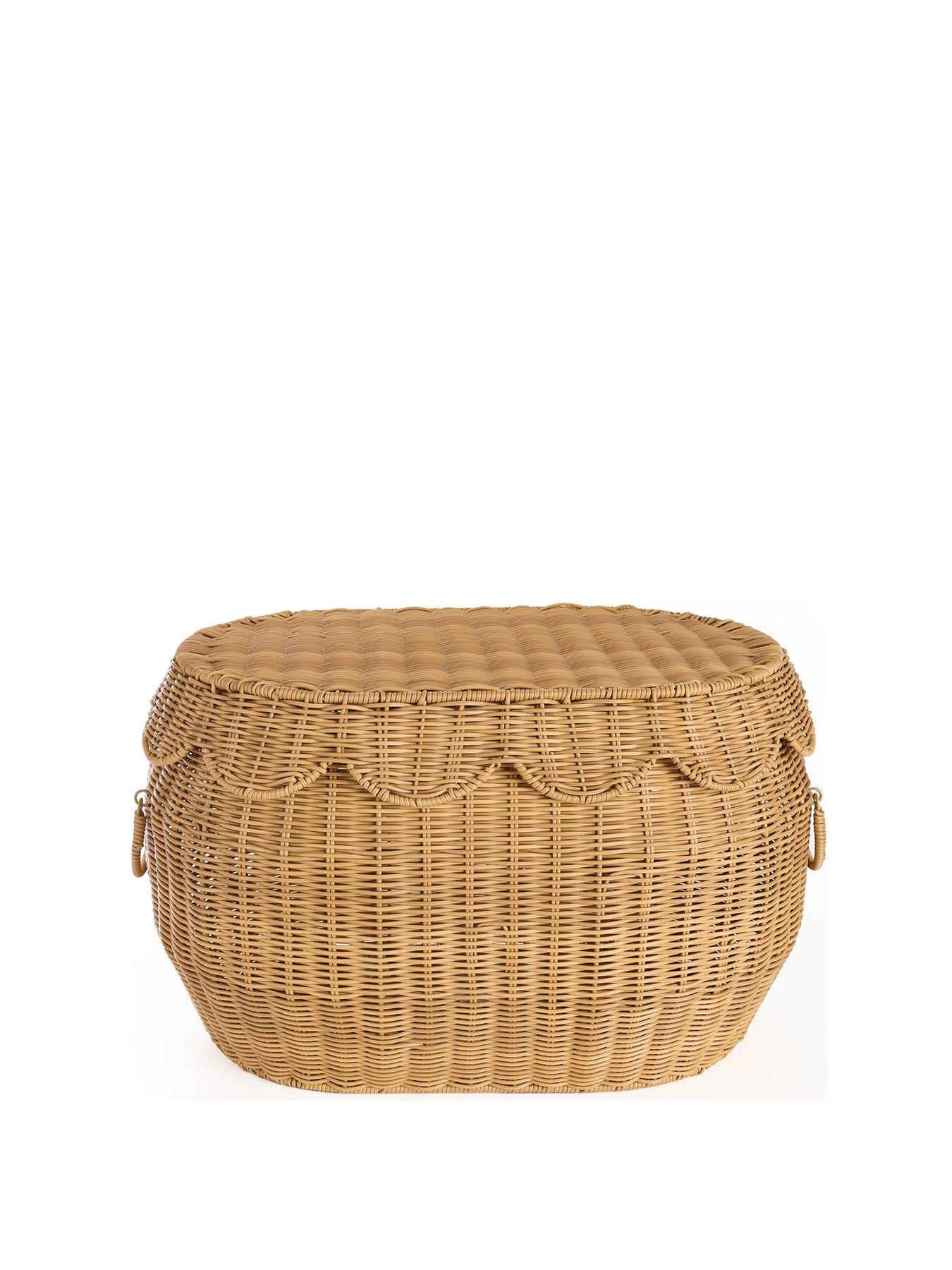 Image 2 of 7 of The Very Collection Large Scallop Sotrage Basket 60x40x36cm