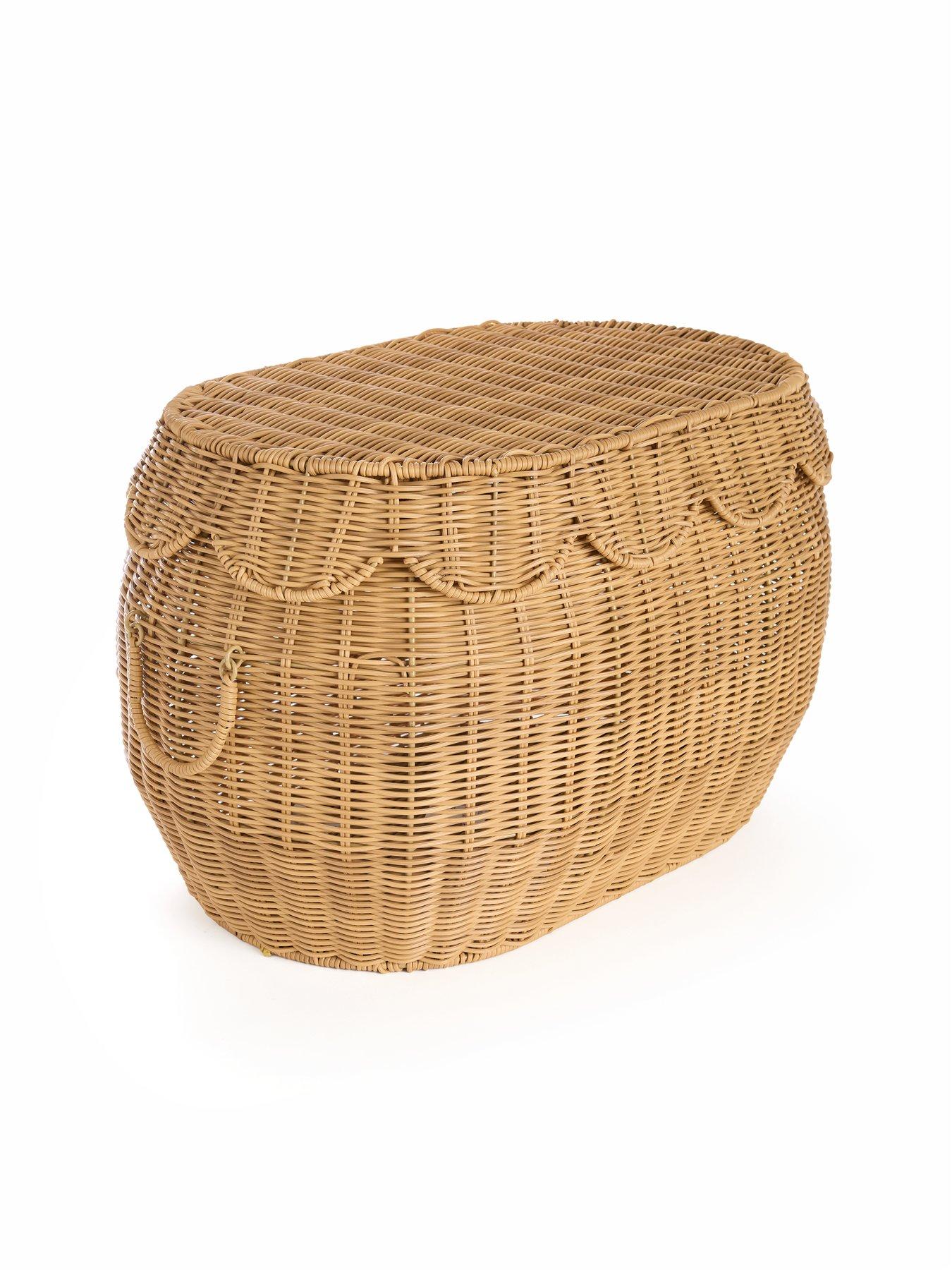 Image 3 of 7 of The Very Collection Large Scallop Sotrage Basket 60x40x36cm