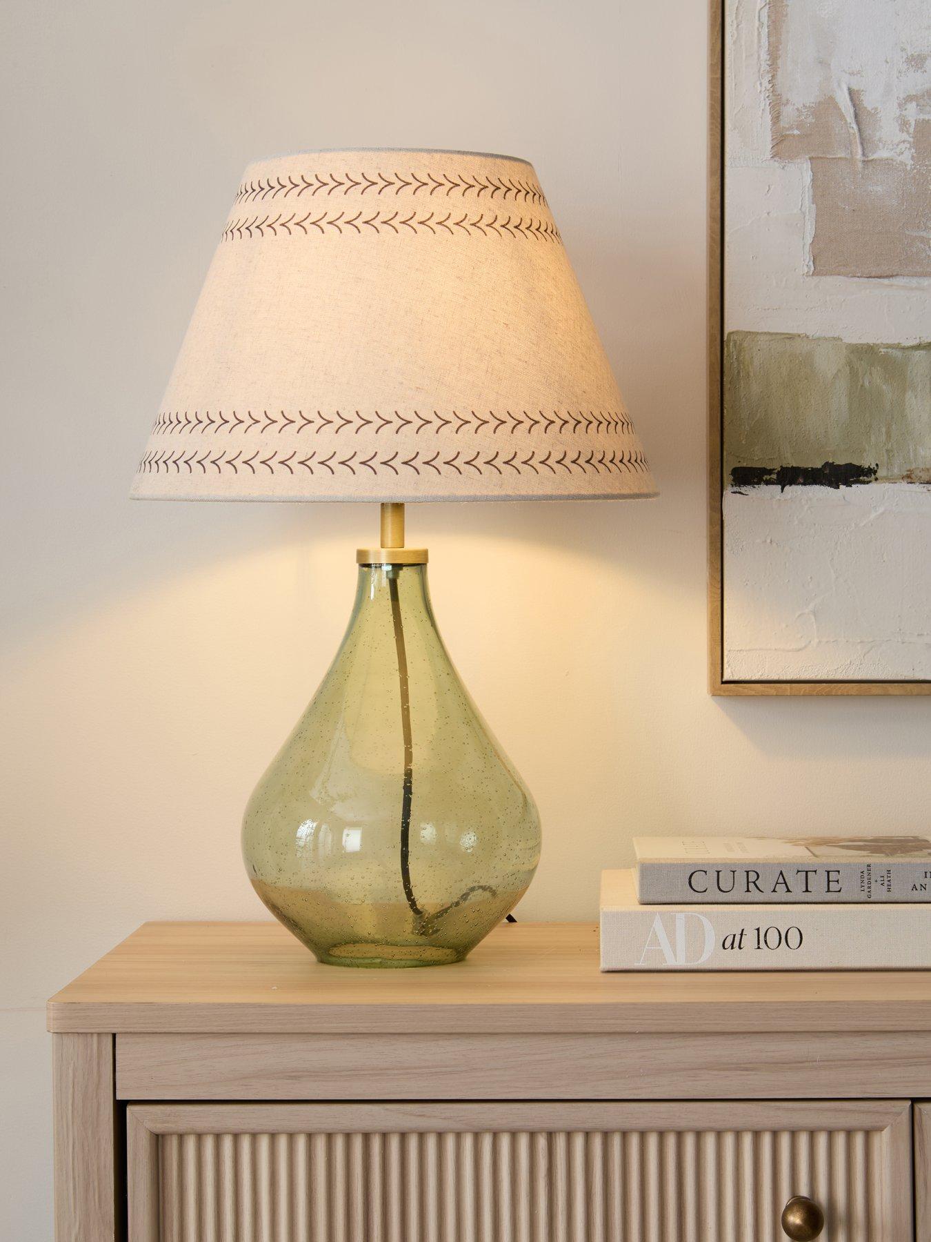 undefined MK Tinted Glass Table Lamp