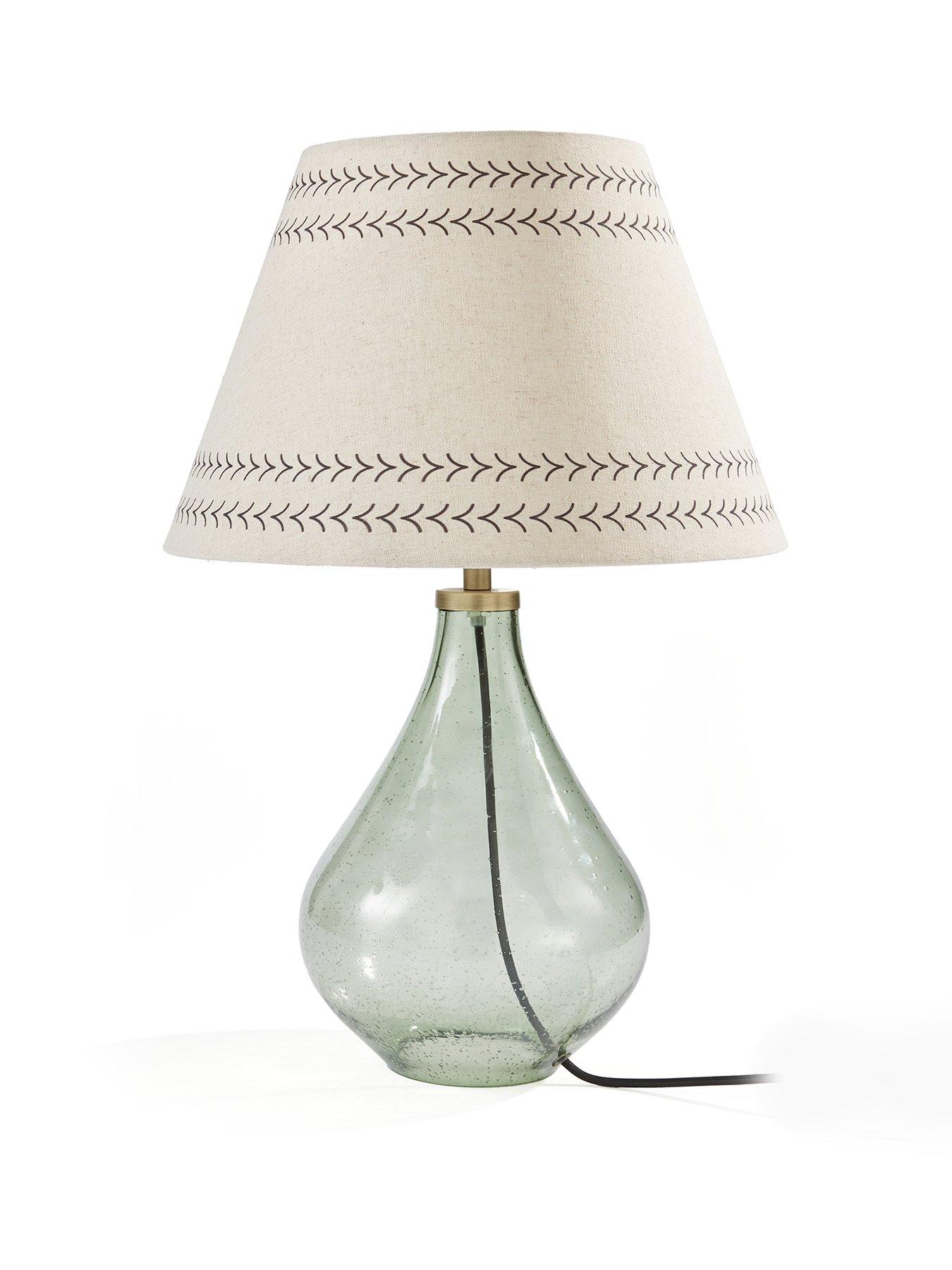 undefined MK Tinted Glass Table Lamp