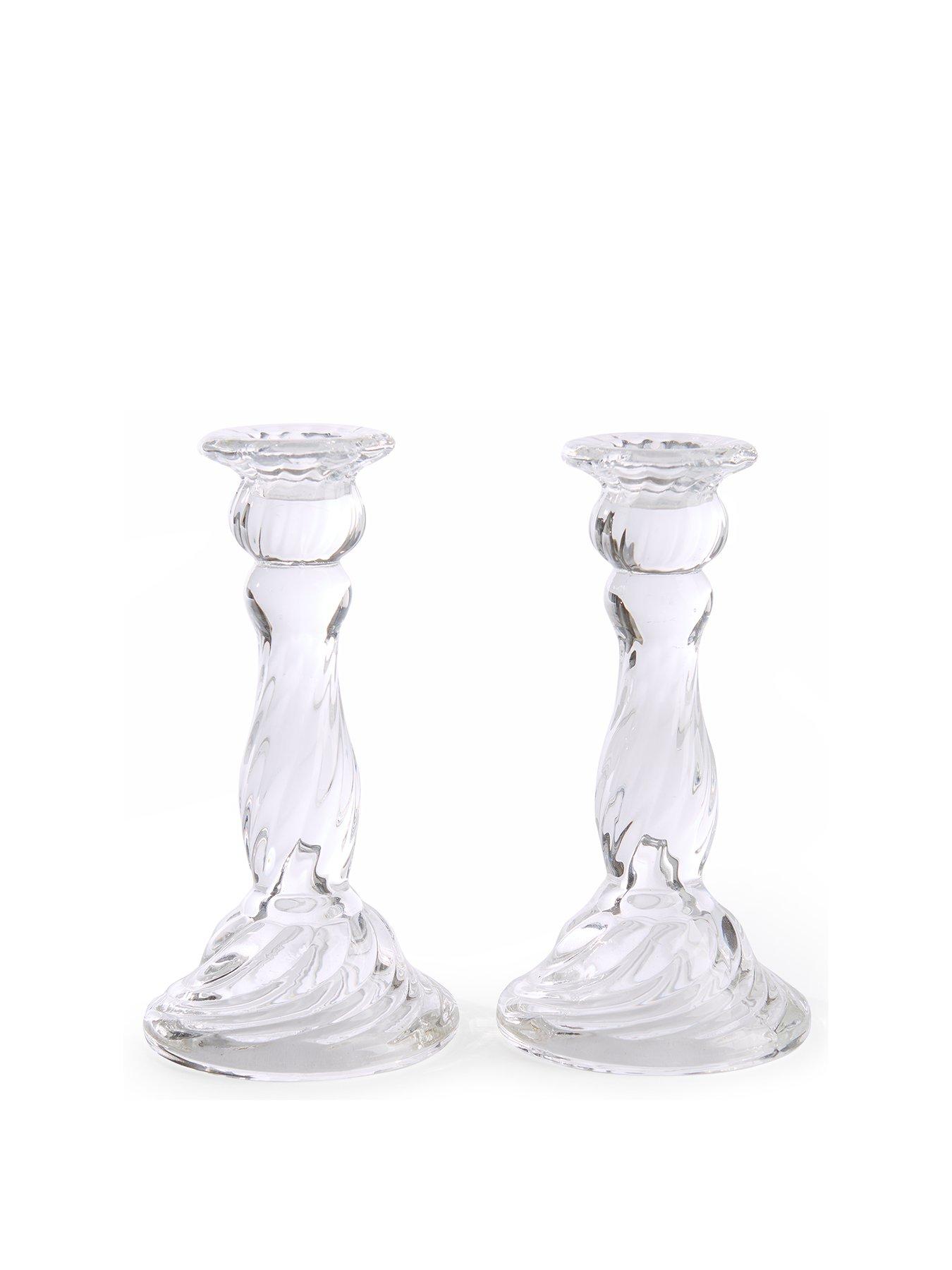 Image 2 of 7 of Very Home Set of 2 Crystal Candle Holders