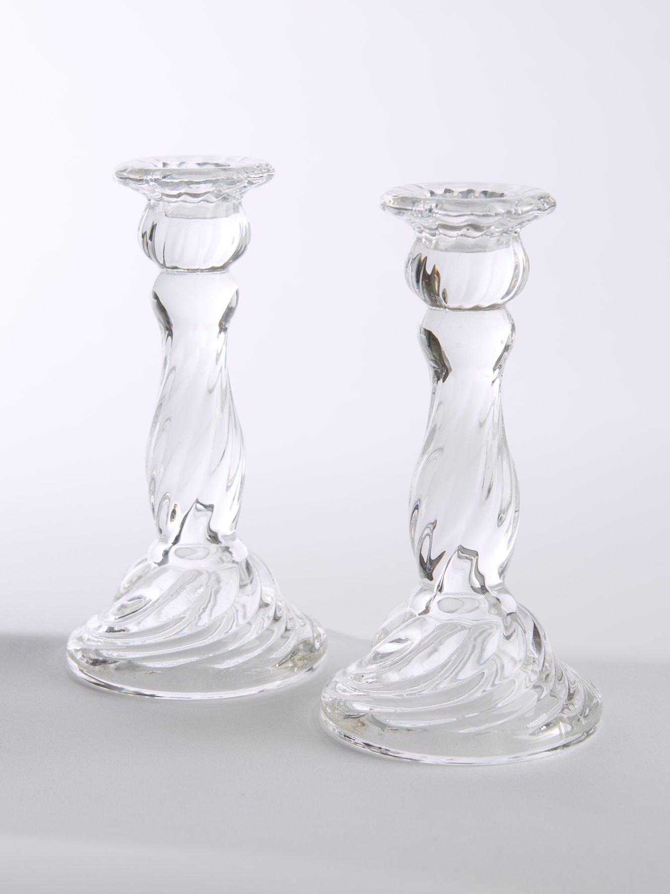 Image 3 of 7 of Very Home Set of 2 Crystal Candle Holders