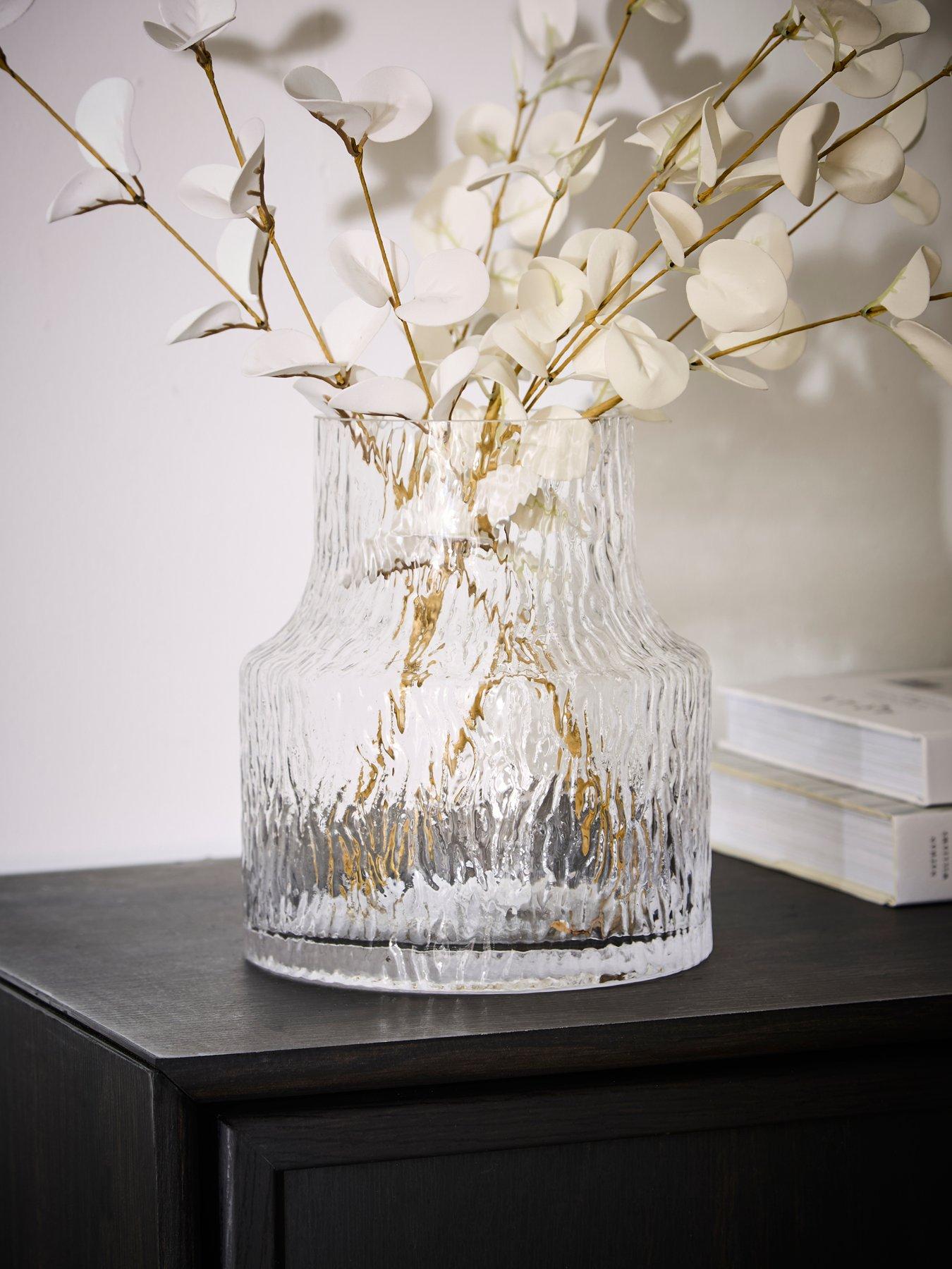 The Very Collection Textured Glass Vase