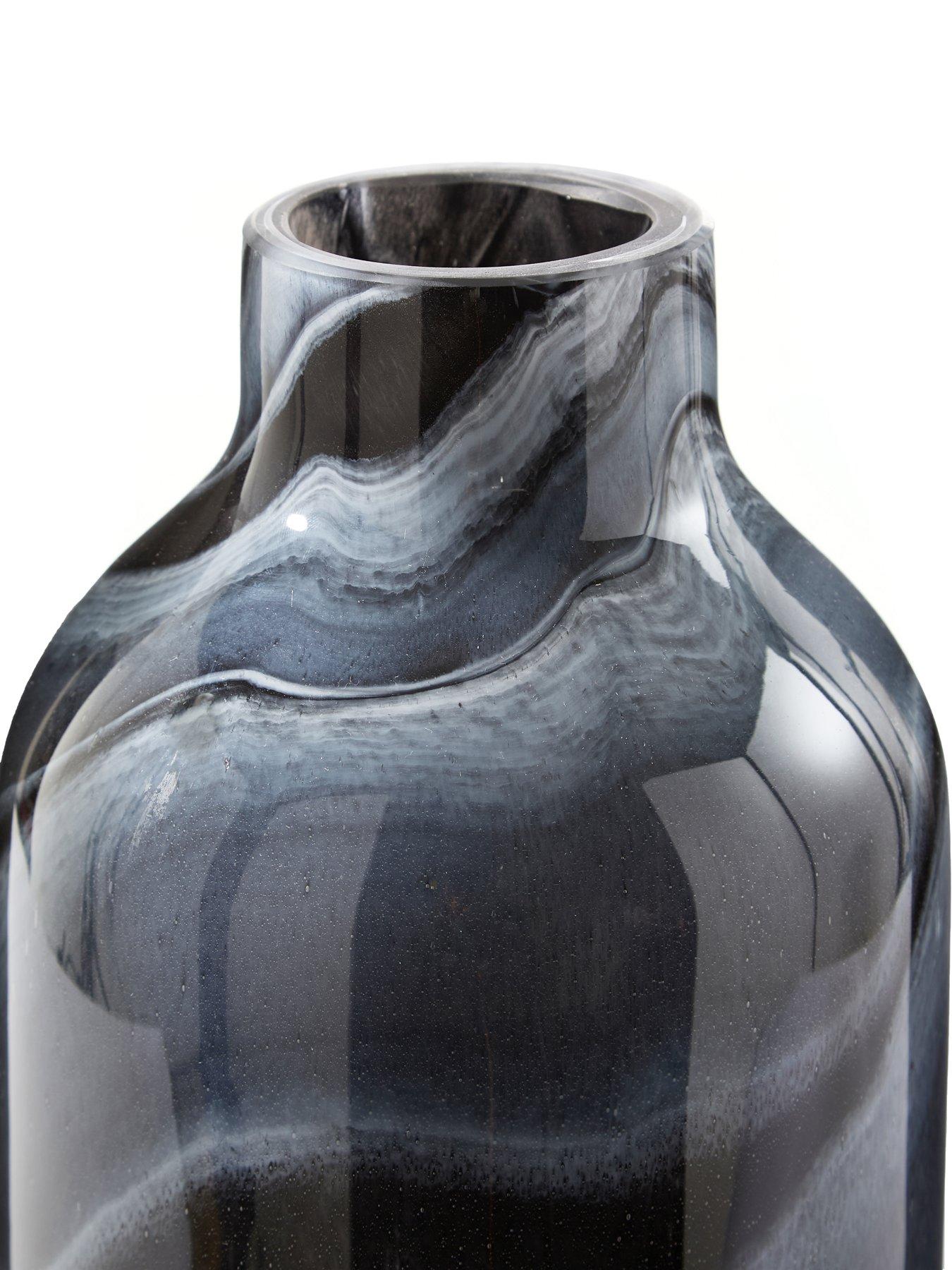 Image 3 of 3 of Very Home Dark Swirl Glass Vase
