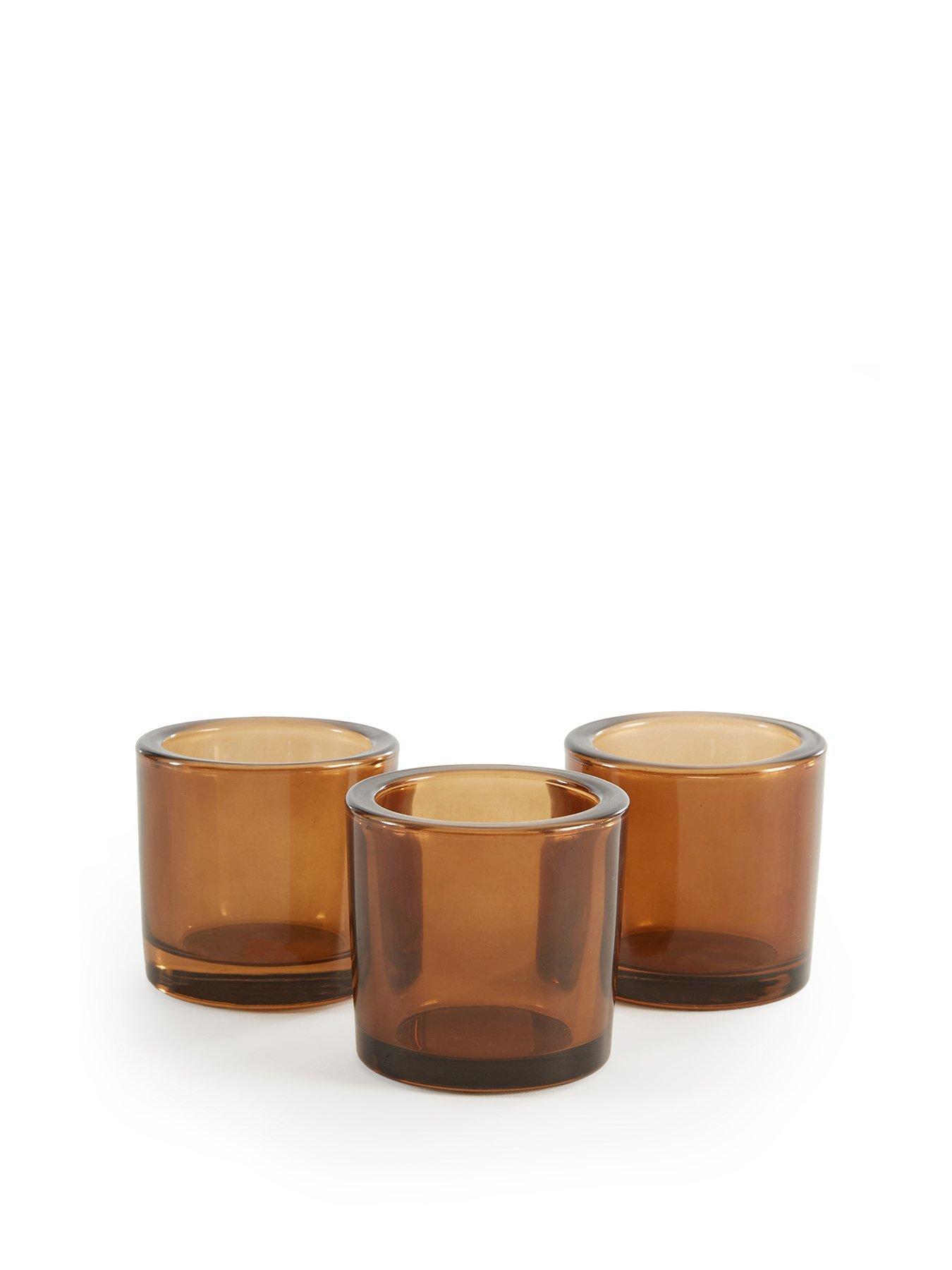 Image 2 of 4 of Michelle Keegan Home Set of 3 Glass Candle Holder
