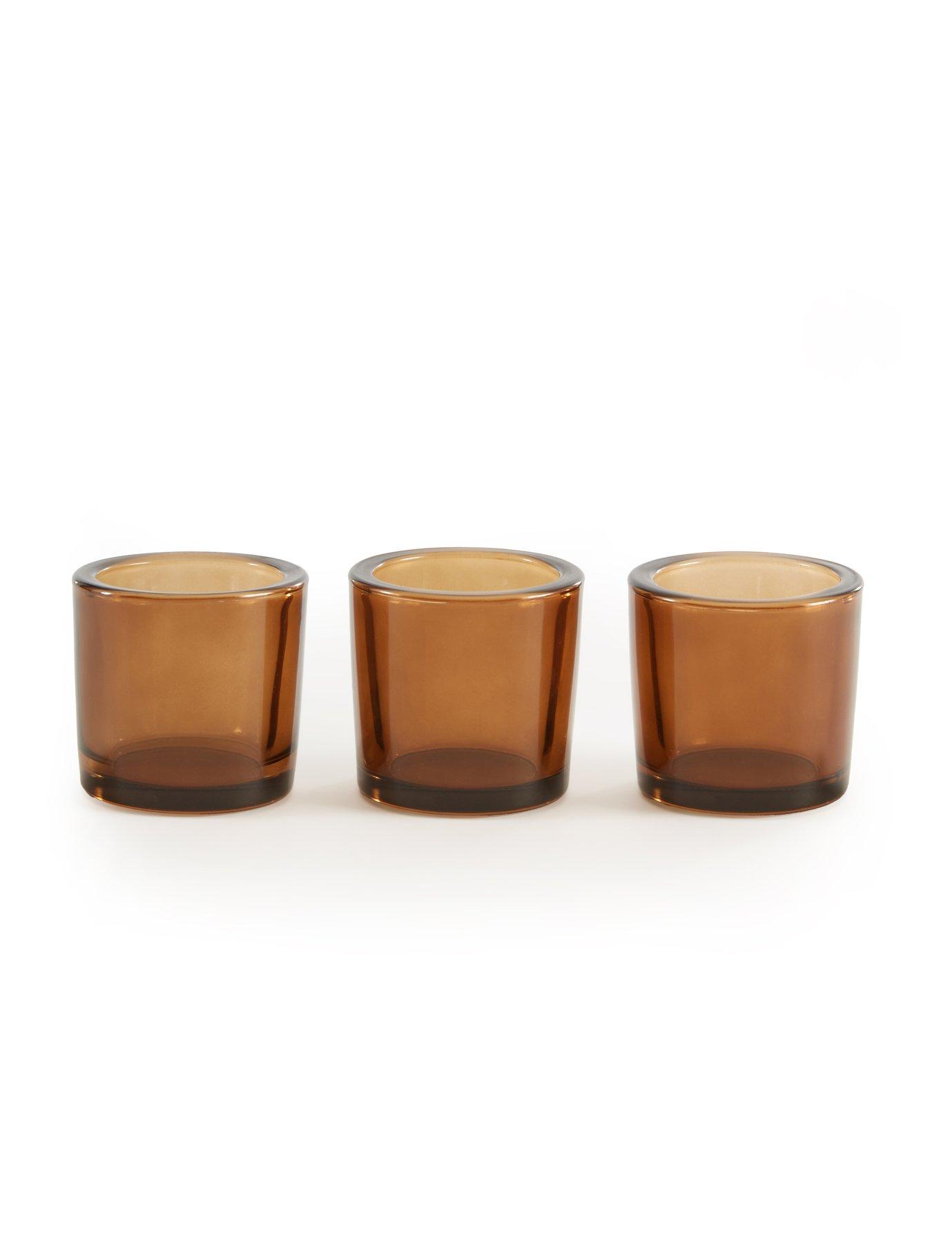 Image 3 of 4 of Michelle Keegan Home Set of 3 Glass Candle Holder
