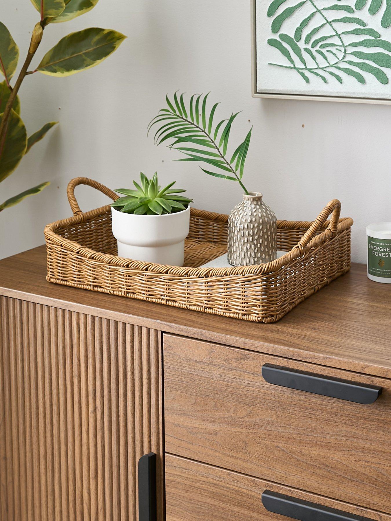 The Very Collection Concave Tray with Handles 46cm