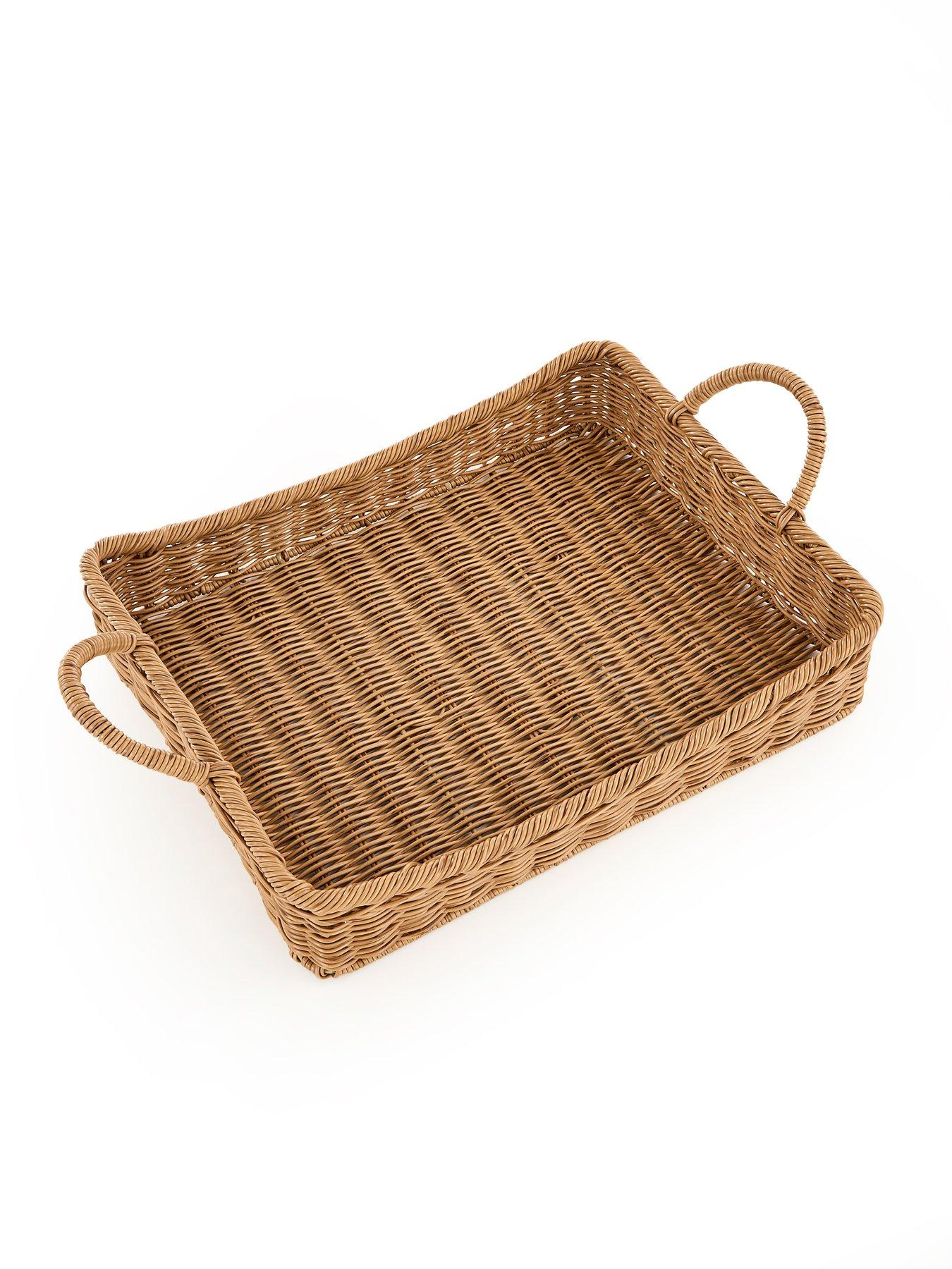 Image 4 of 6 of The Very Collection Concave Tray with Handles 46cm