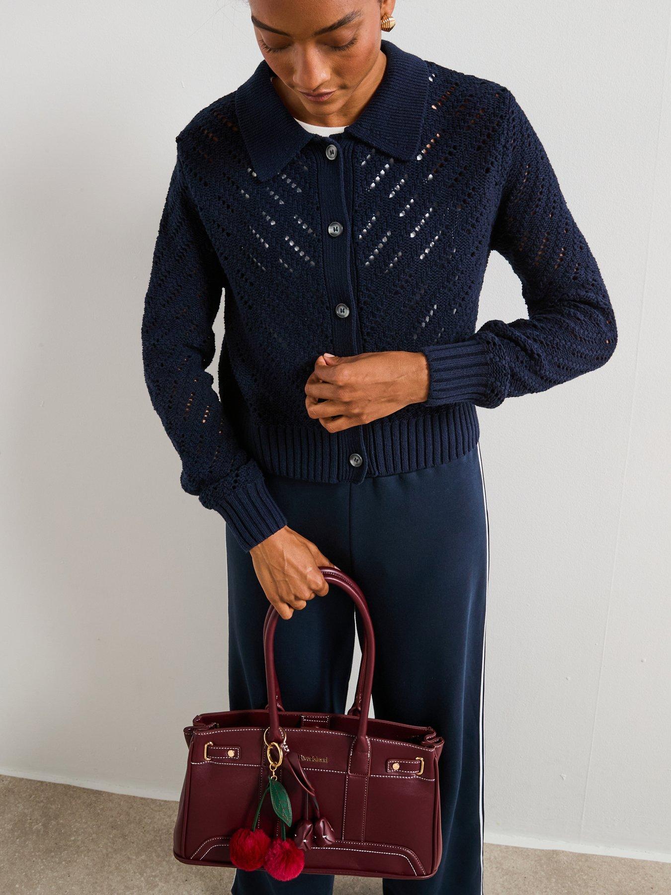 v-by-very-open-stitch-collared-cardigan-navy