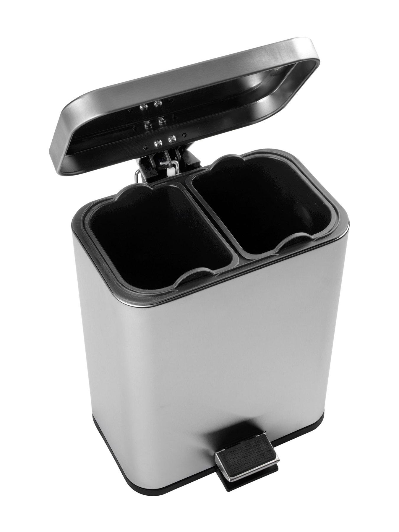  image of beldray-5-litre-dual-compartment-bin-silver