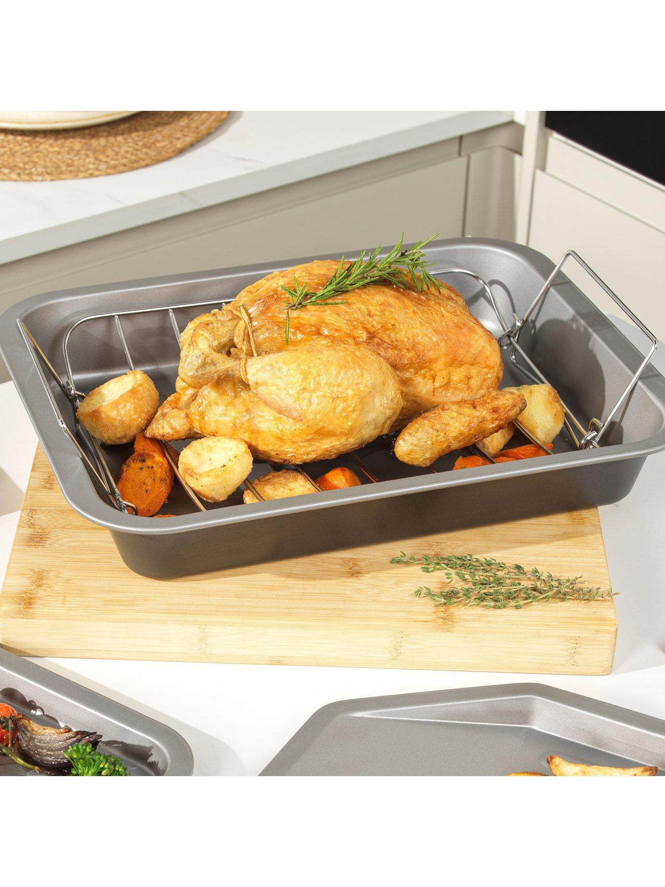  image of salter-roaster-amp-baking-tray-set