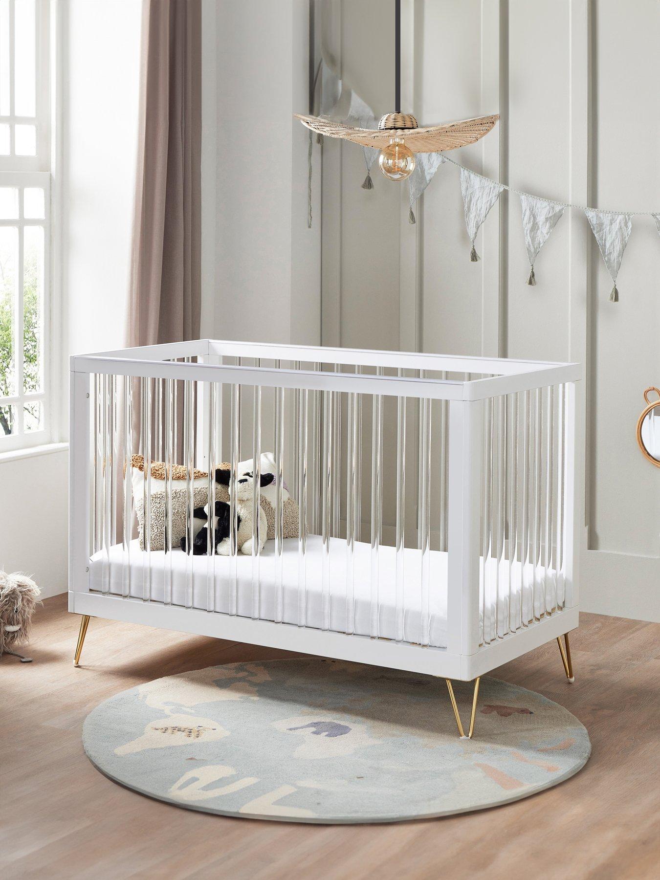Babymore Kimi Cot Bed - Acrylic