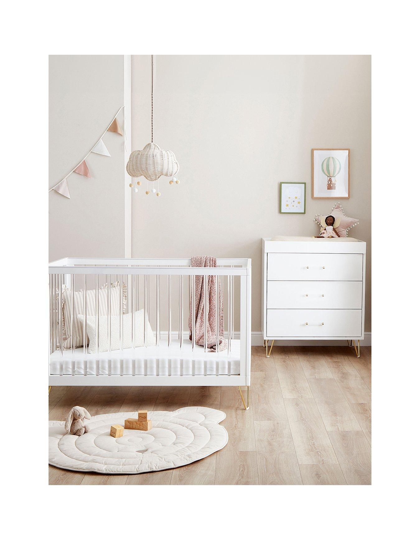 Image 2 of 6 of Babymore Kimi Acrylic 2-Piece Nursery Room Set