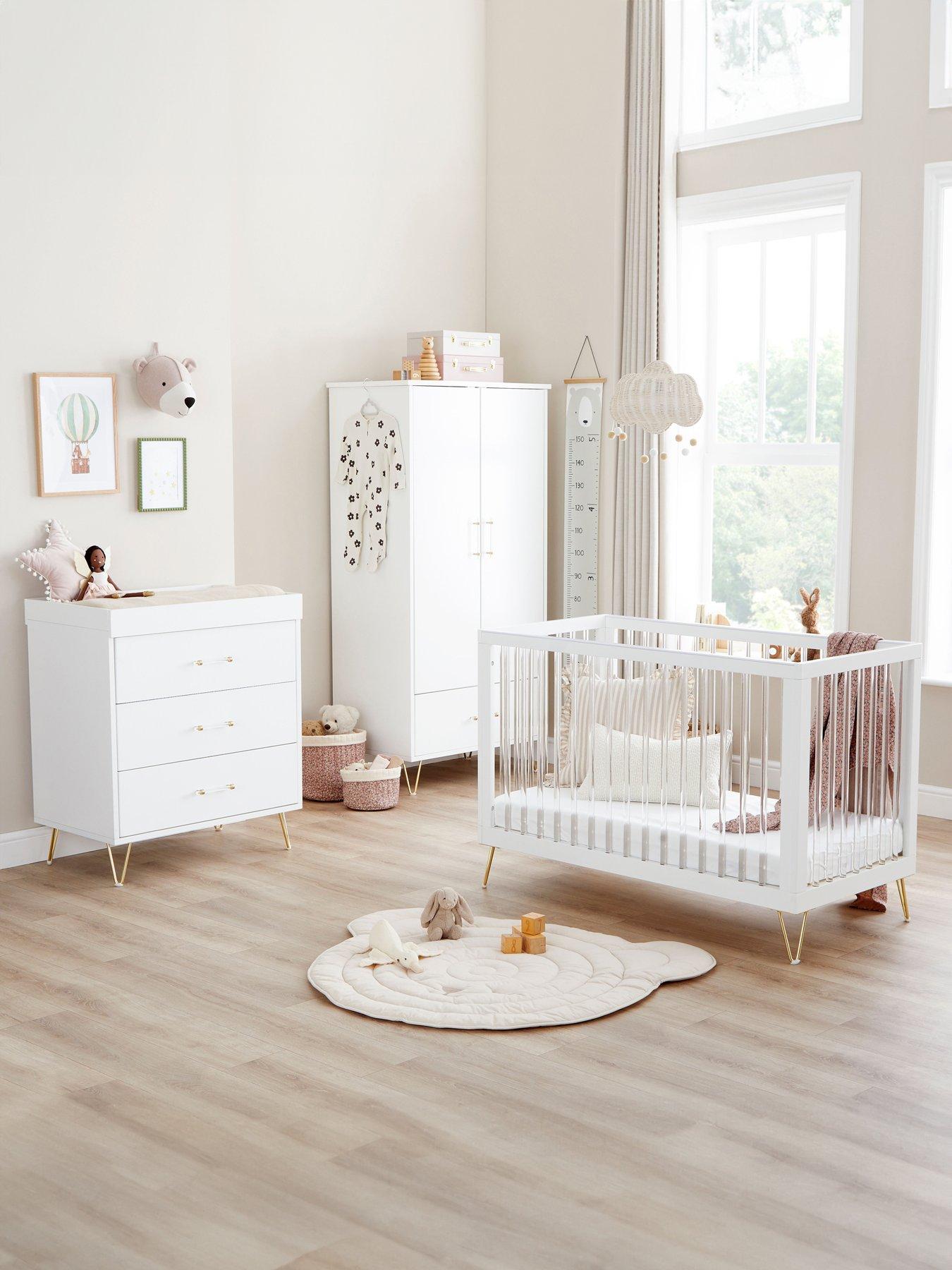 Babymore Kimi Acrylic 3-Piece Nursery Room Set