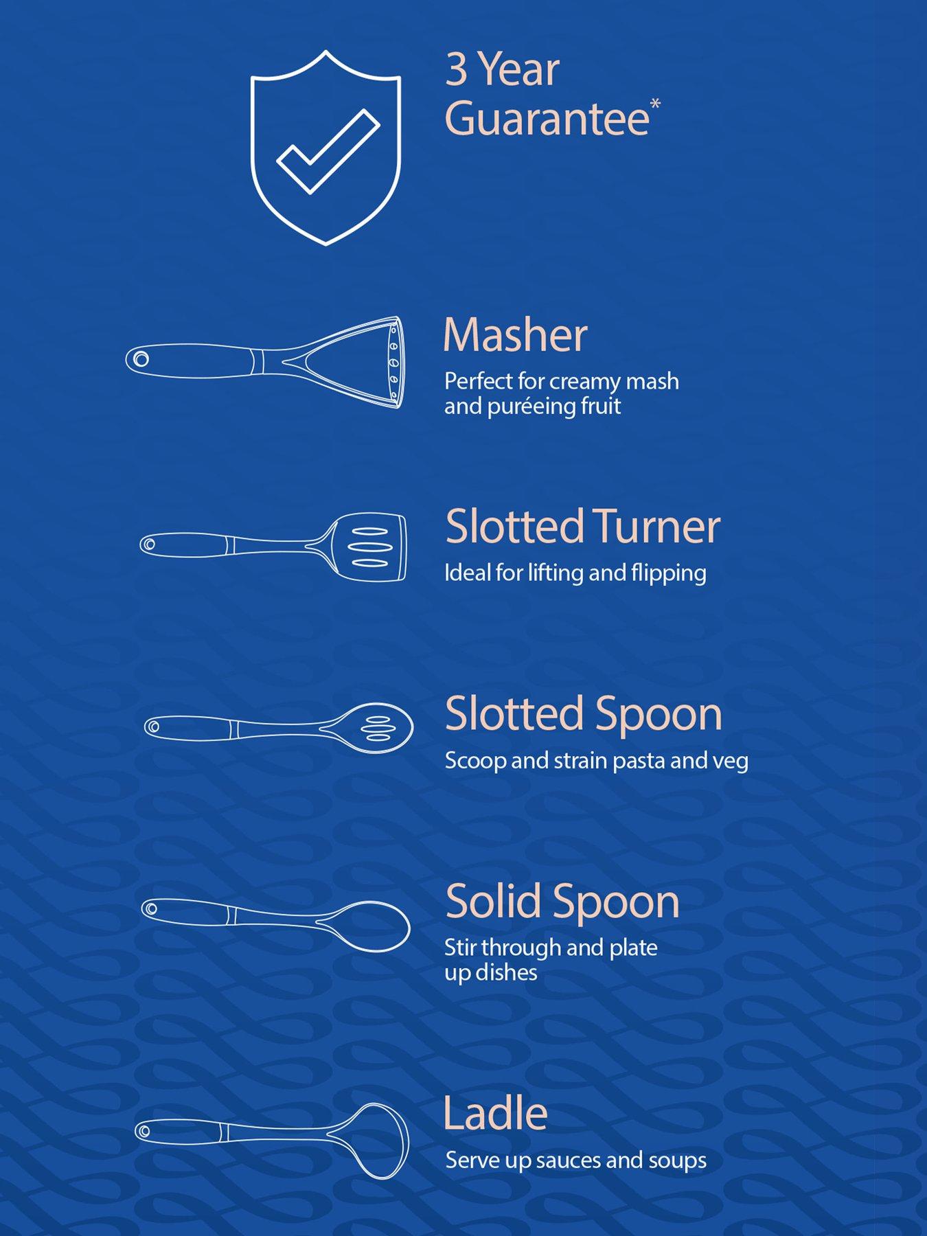 Image 7 of 7 of Russell Hobbs 5 Piece Venus Utensil Set