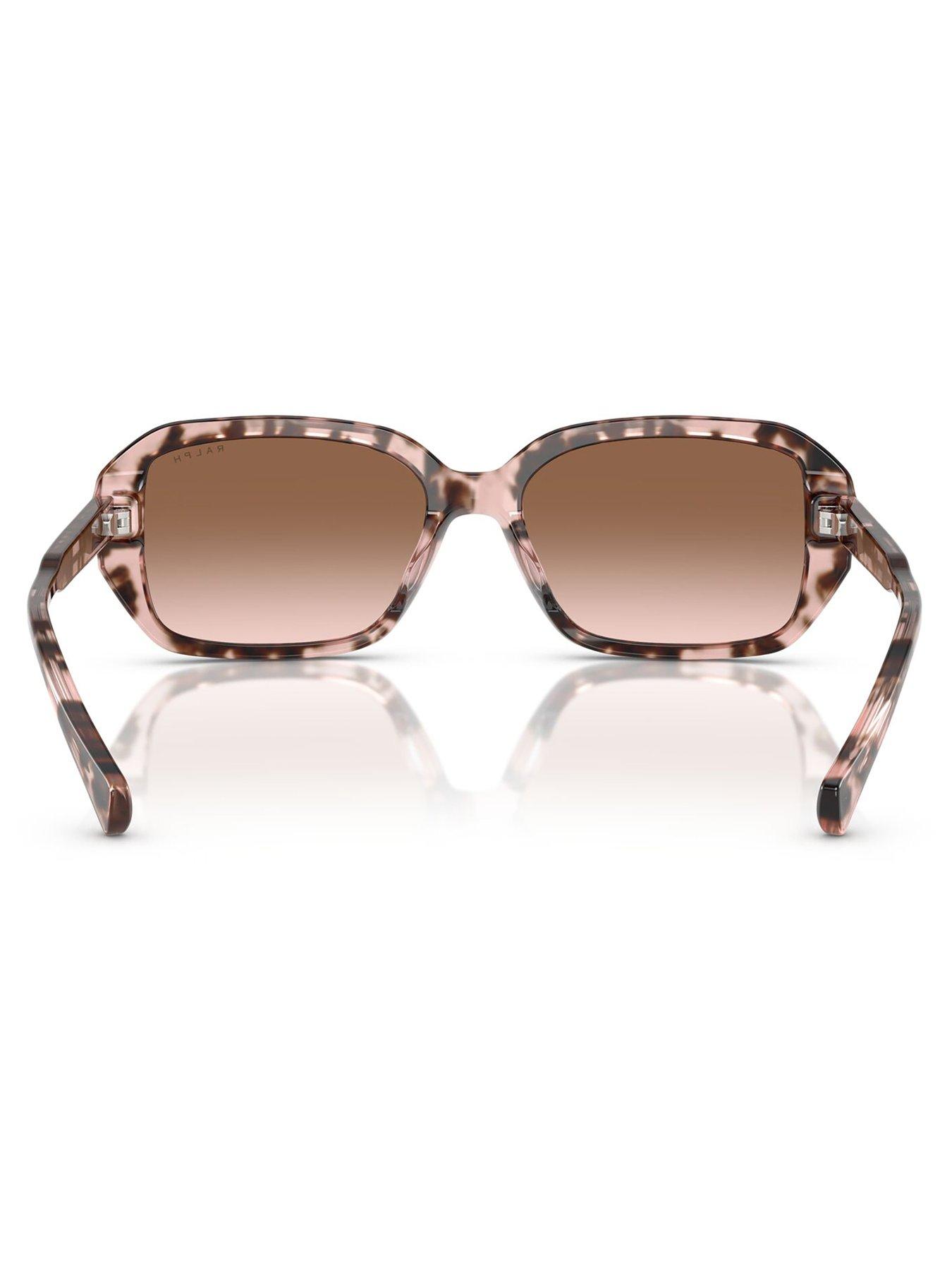 Image 4 of 4 of Ralph Rectangle Sunglasses - Brown