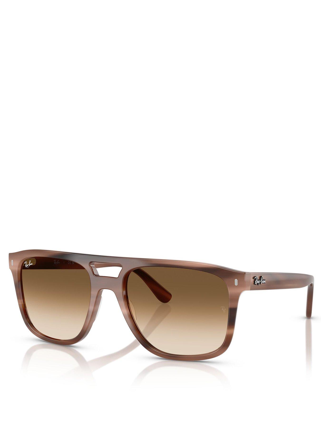 undefined 0Rb2213 Square Sunglasses - Brown