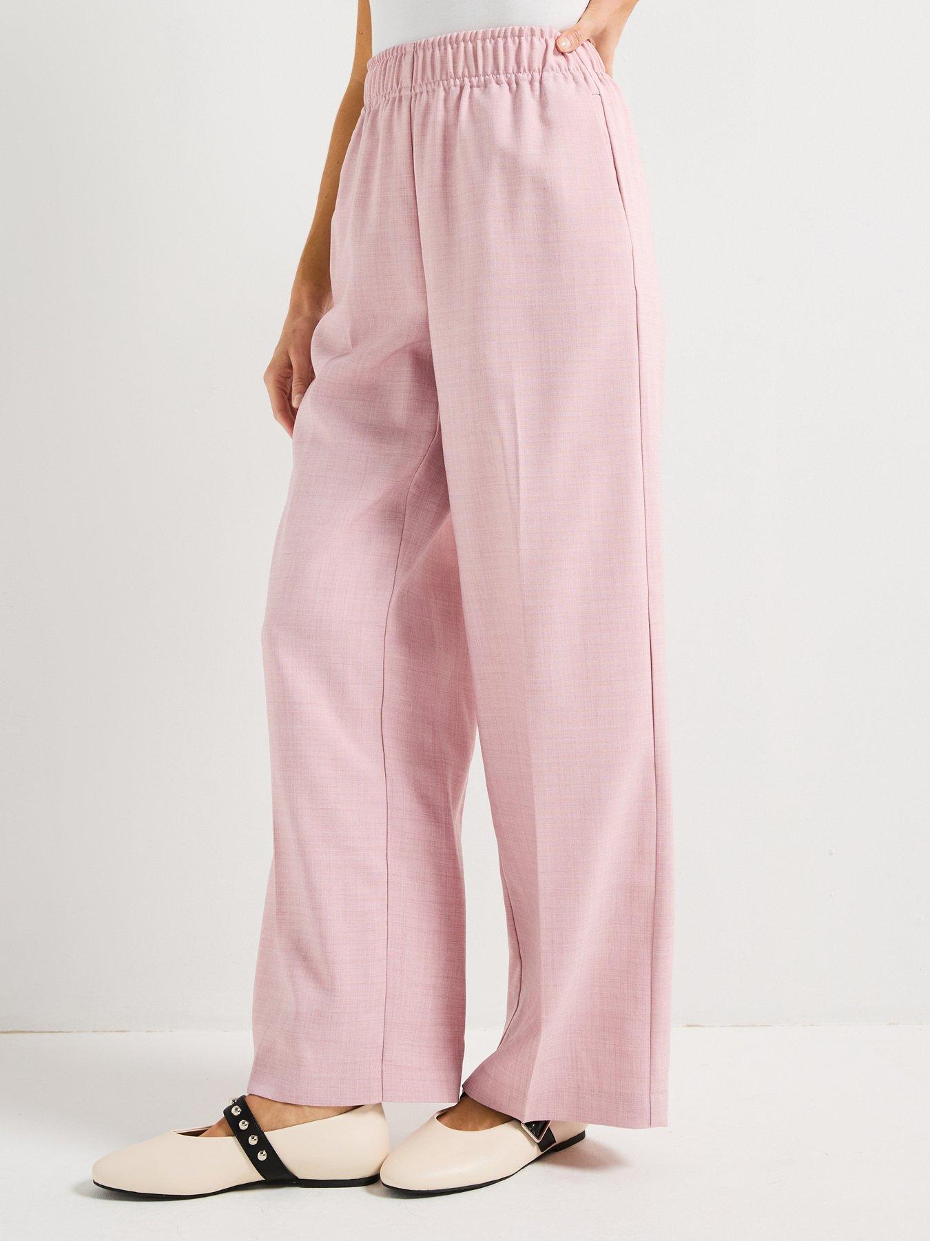 vero-moda-high-rise-loose-trouser-pink