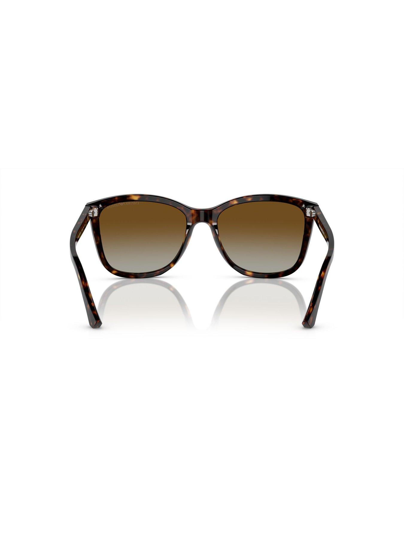 Image 4 of 4 of Emporio Armani 0Ea4060 Square Sunglasses - Brown