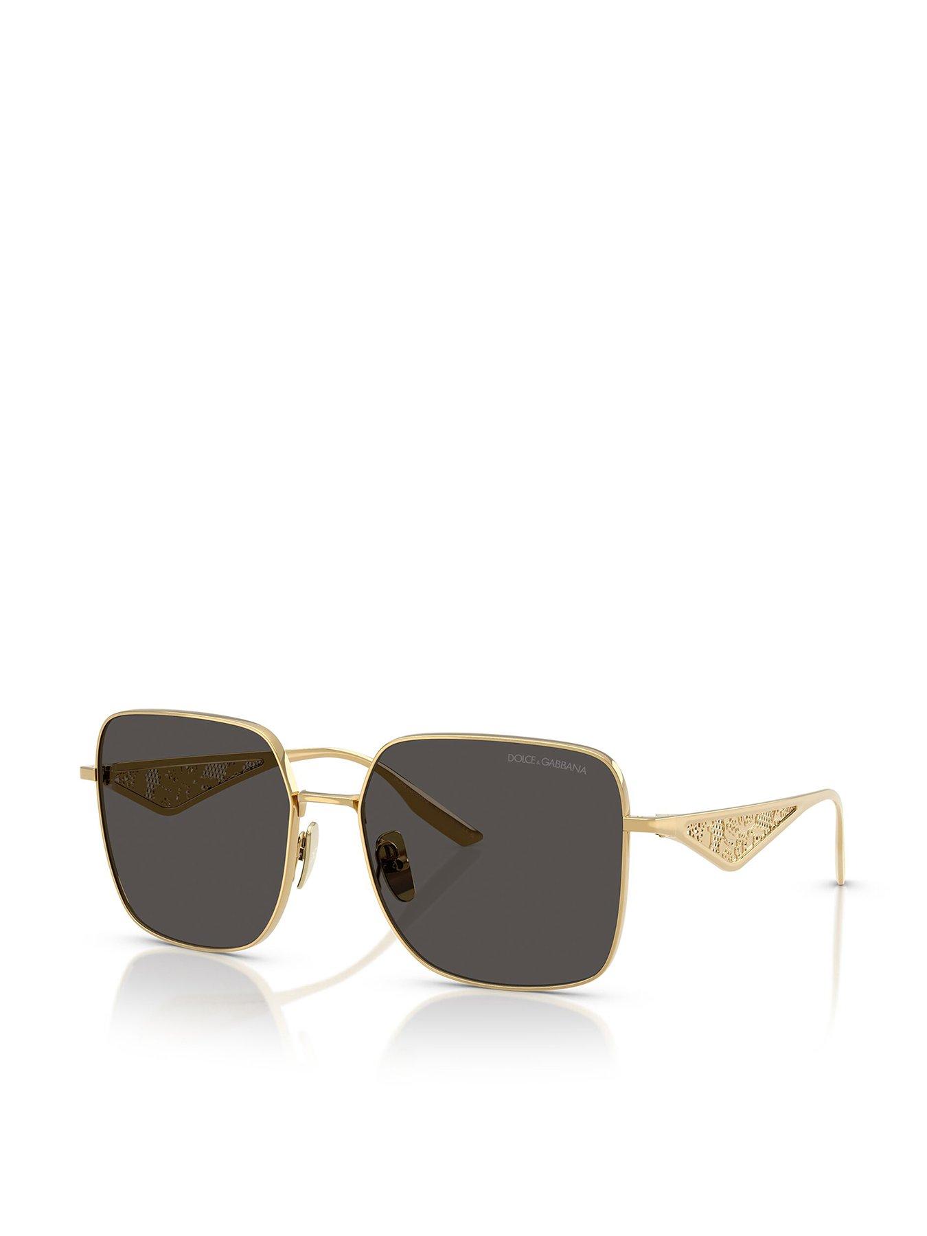 Dolce & Gabbana Square Sunglasses - Gold