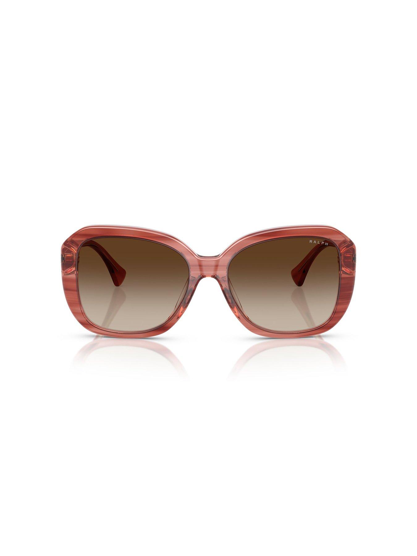  image of ralph-square-sunglasses--pink-with-gradient-lens