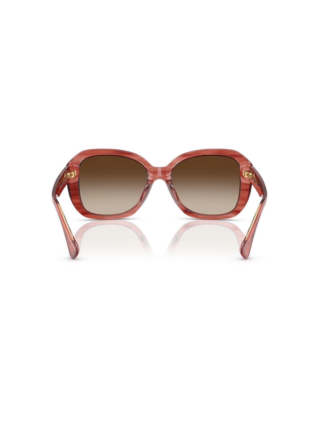  image of ralph-square-sunglasses--pink-with-gradient-lens