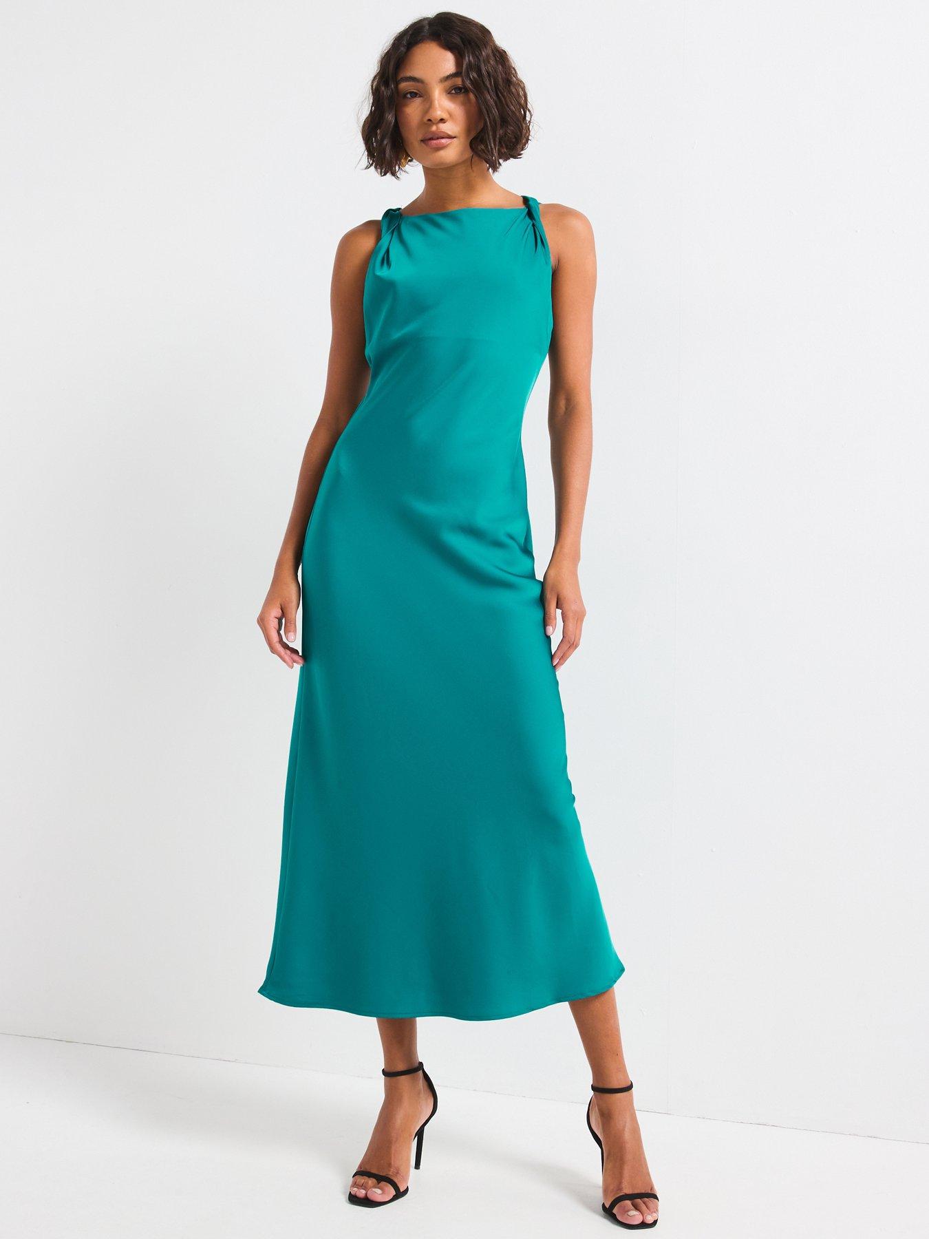 Image 3 of 5 of Rouge Midi Dress - Green