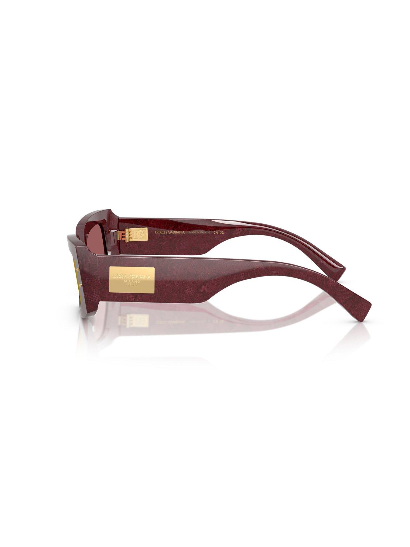 Image 2 of 4 of Dolce & Gabbana 0Dg4479 Rectangle Sunglasses - Brown