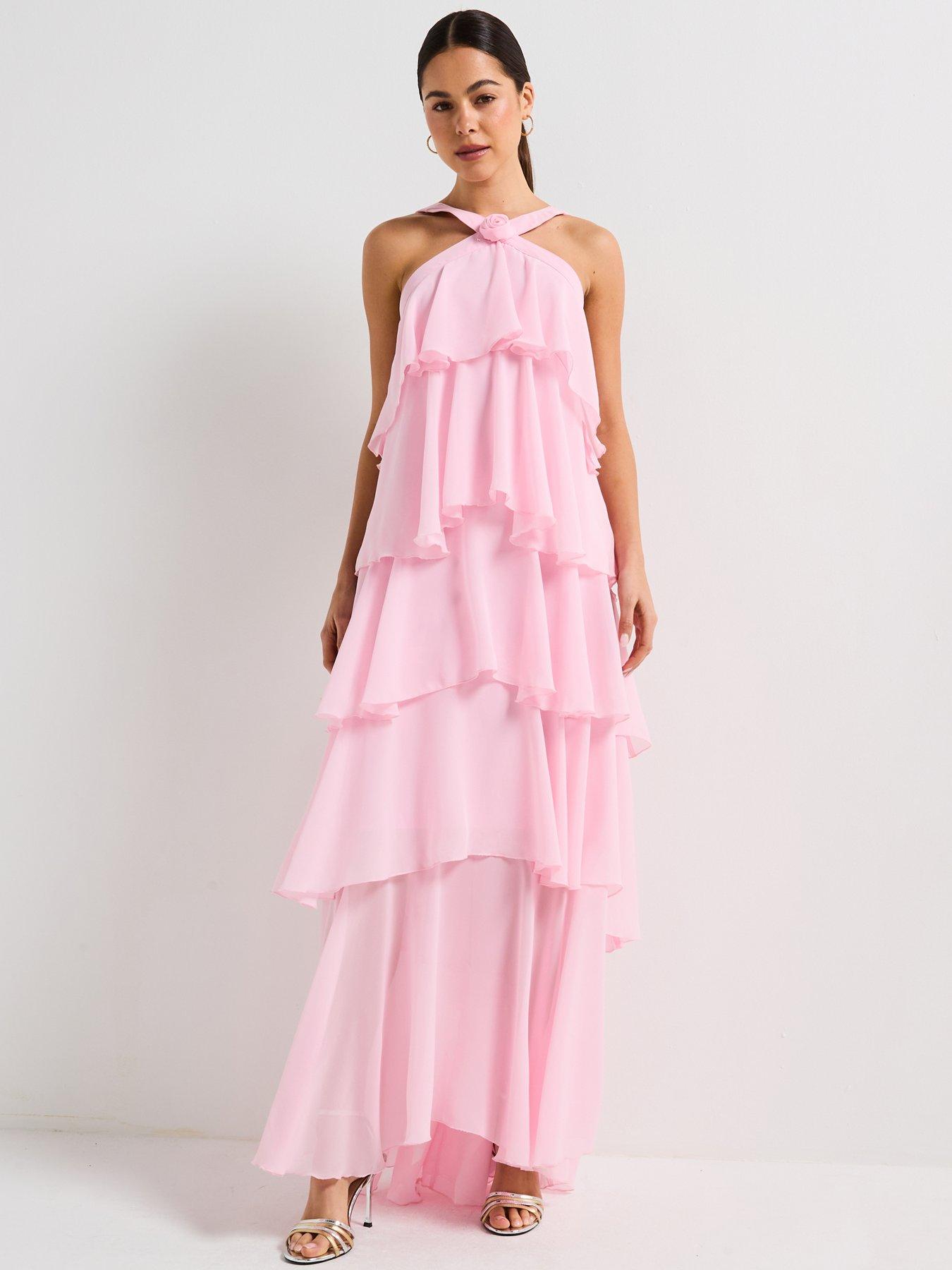 vero-moda-ruffle-halter-neck-maxi-dress-pink