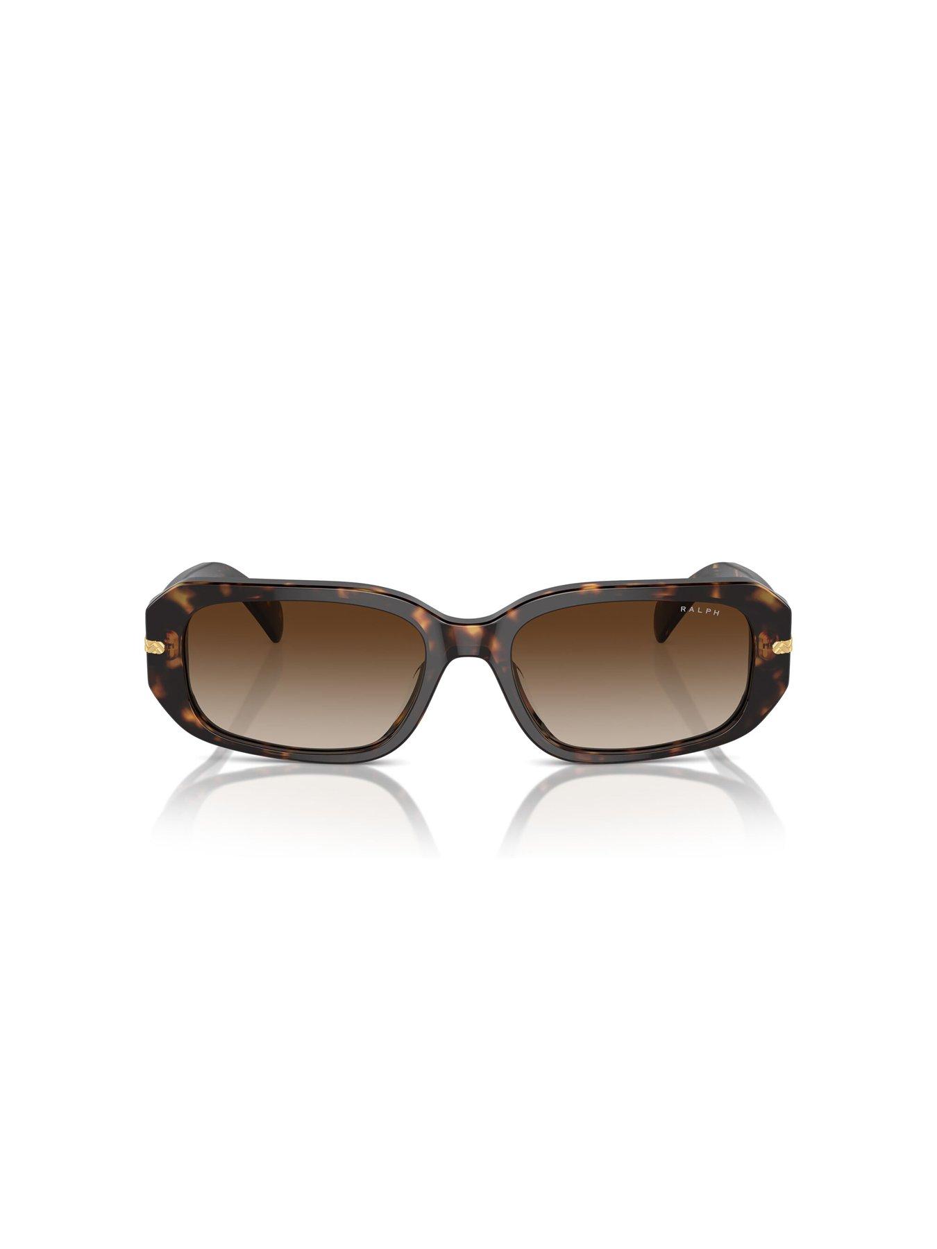 Image 3 of 4 of Ralph Oval Sunglasses - Brown
