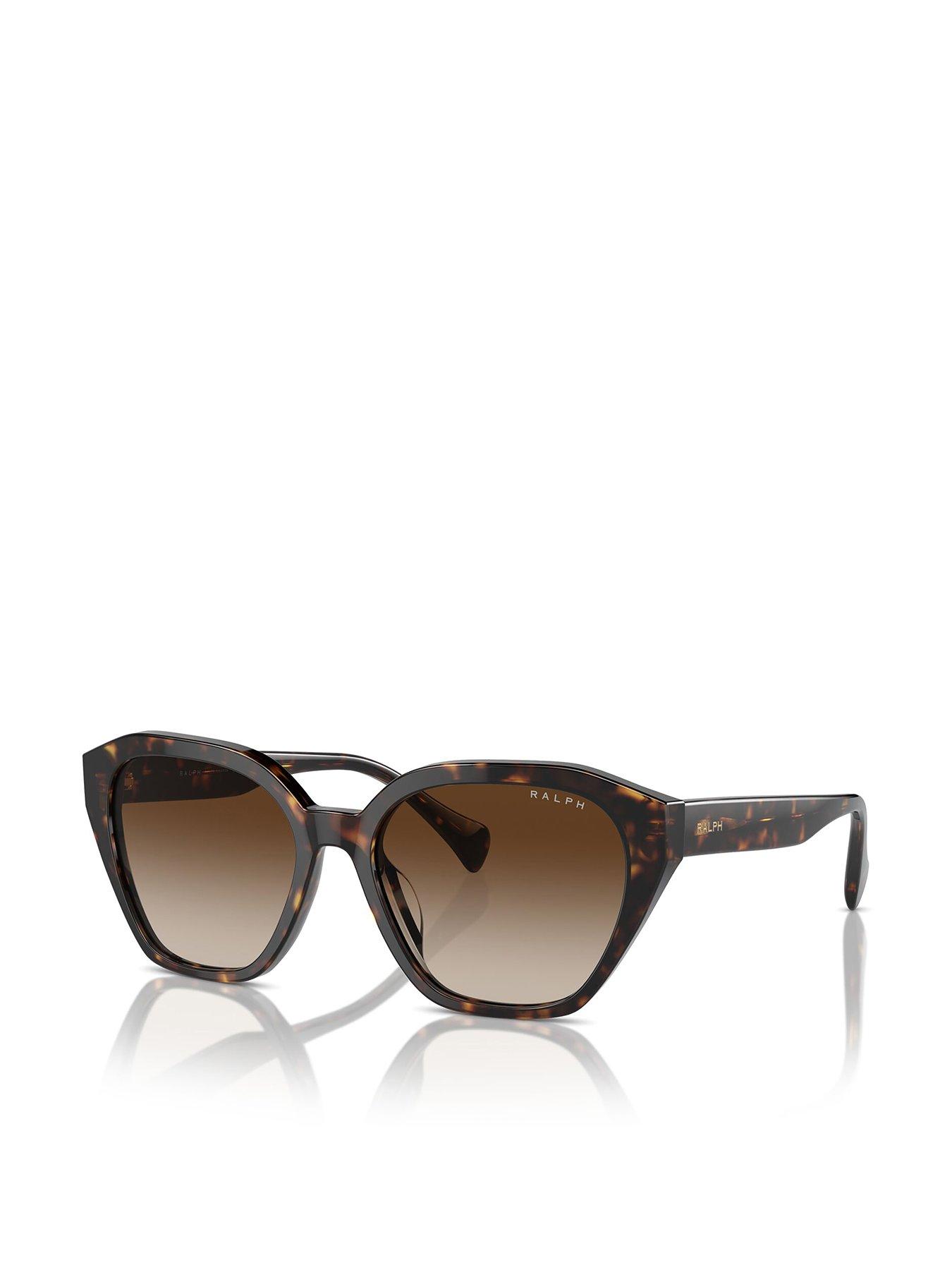 Image 1 of 4 of Ralph 0Ra5315U Cat Eye Sunglasses - Brown