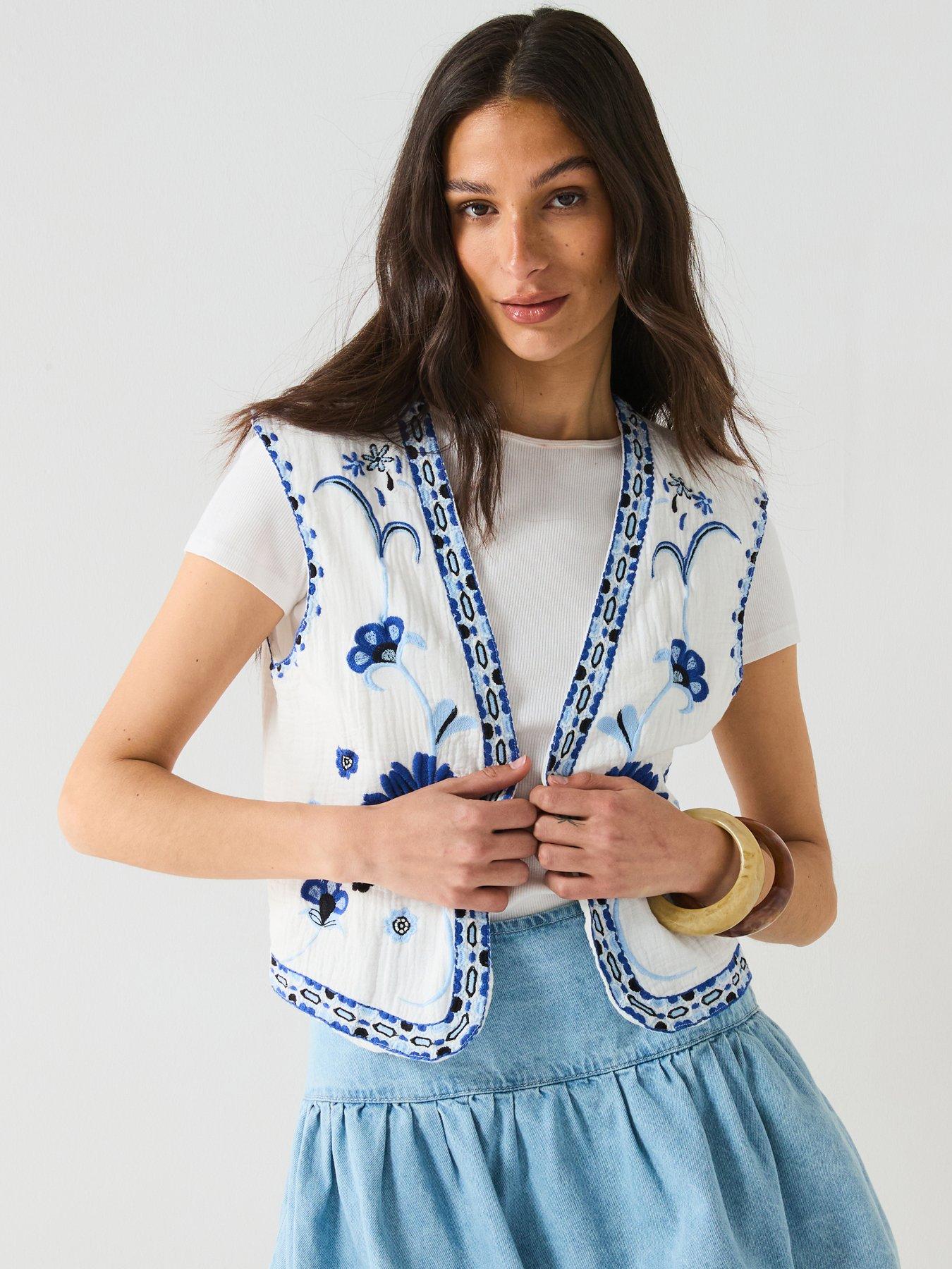 undefined Embelished Waistcoat - Multi